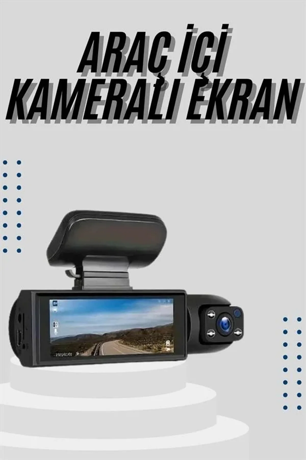 Çift Kameralı Araç Kamerası Ön Ve Arka Kameralı - Just Cheap Store Görsel 3