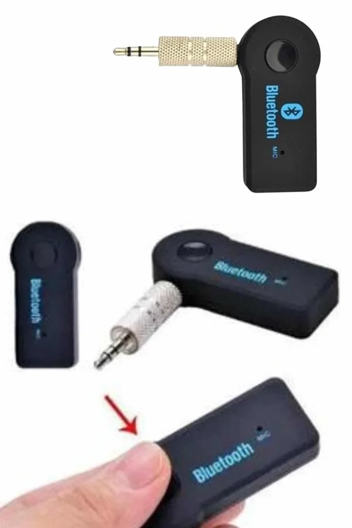 Yeni Nesil Bluetooth Aux Araç Kiti Siyah Tv Tablet Telefon Araç Araba - Just Cheap Store Görsel 4