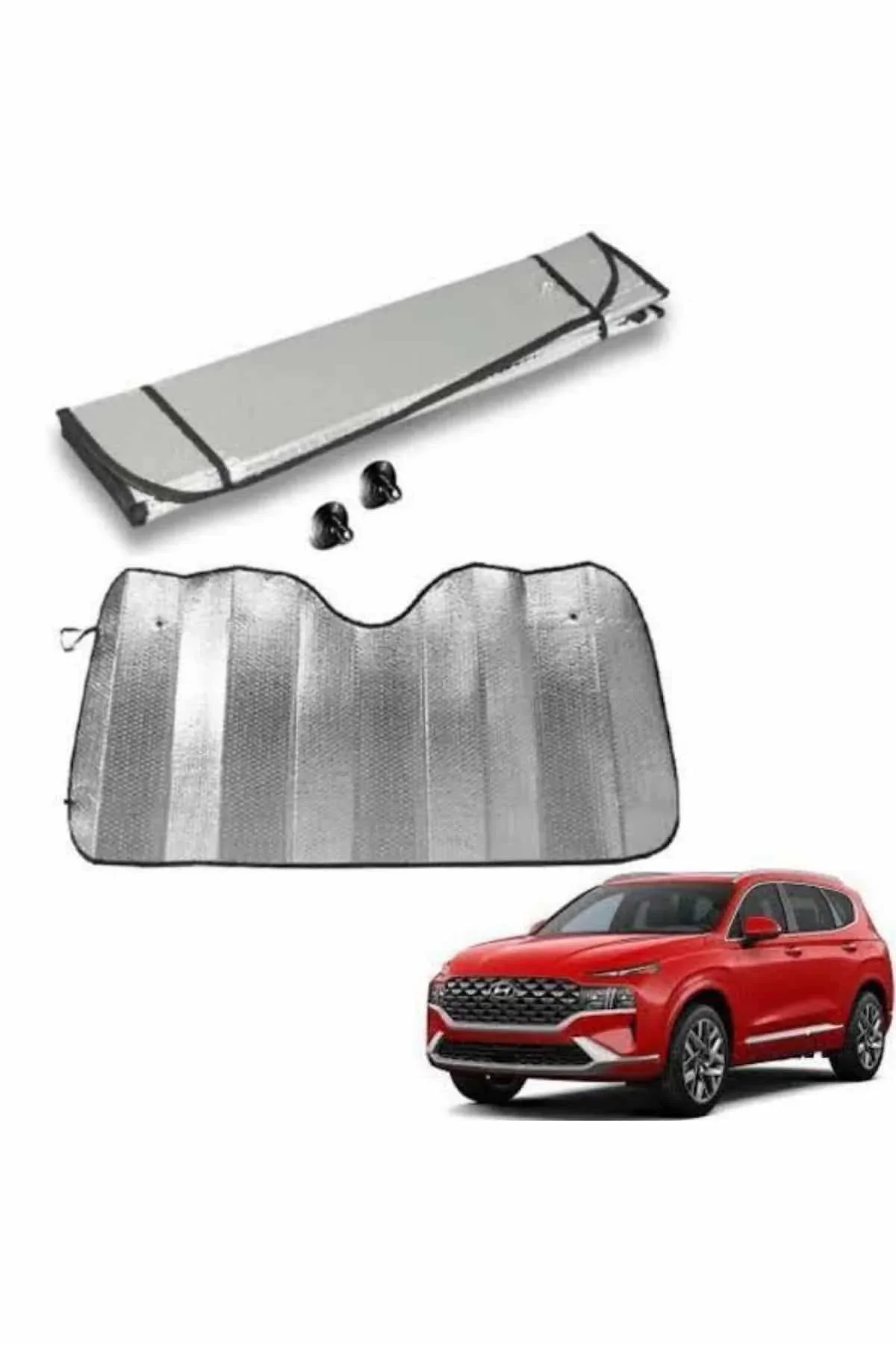 Araba Ön Cam Güneşliği Katlanabilir Oto Güneşlik Tüm Araç Modellerine Uygun - Just Cheap Store Görsel 4