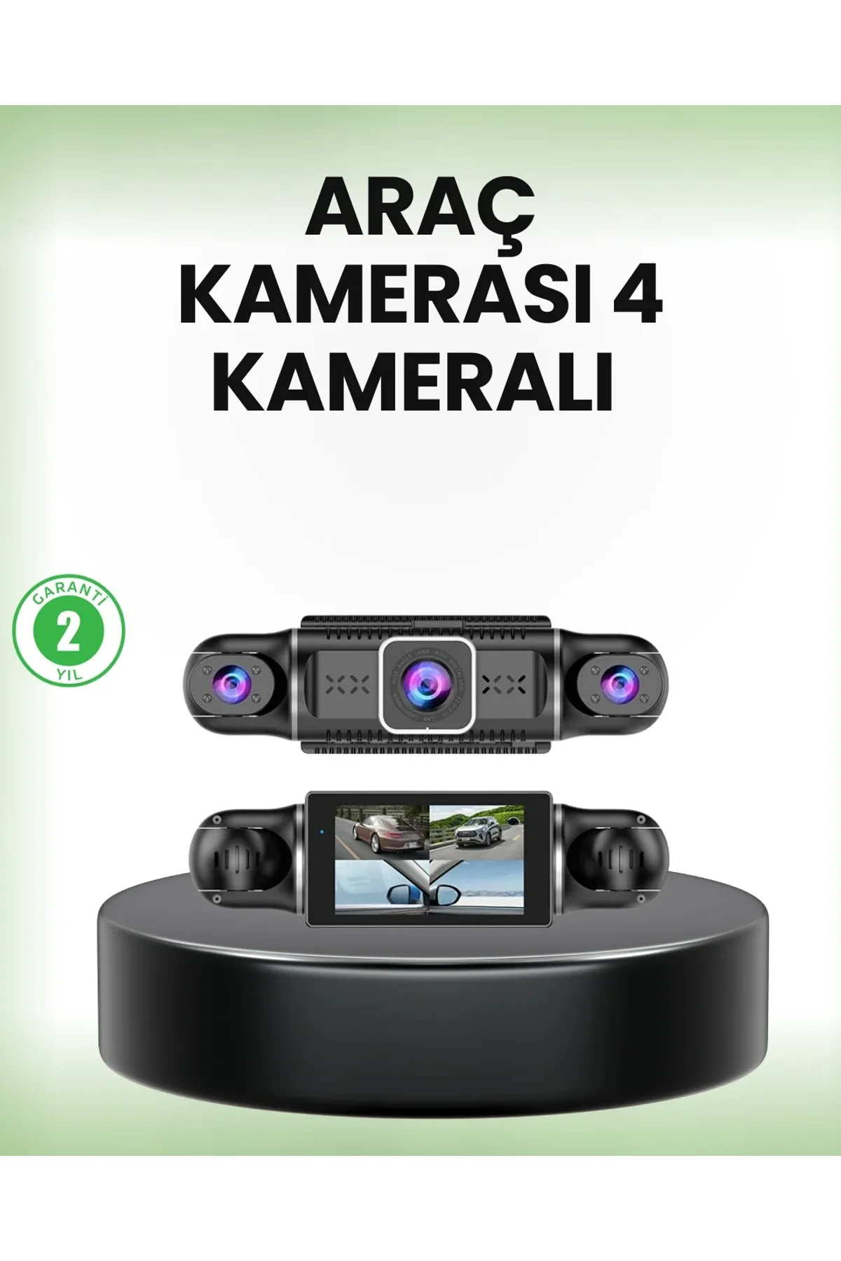 Gps’li 4 Kameralı Araç İç Dış Kayıt Sistemi 1080p Wifi Destekli - Just Cheap Store Görsel 2