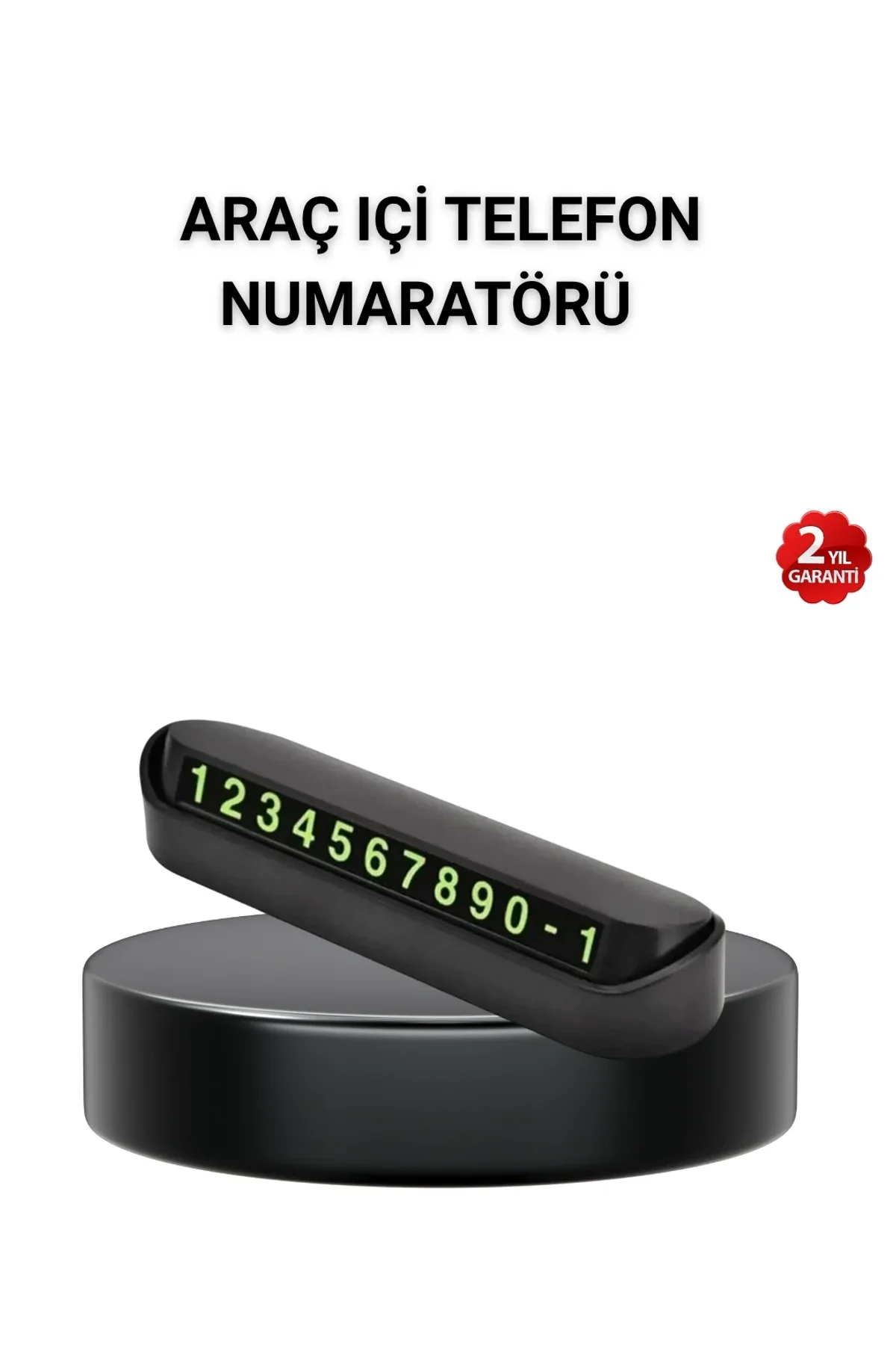 Alüminyum Kasa Gri Çevirmeli Araç İçi Telefon Numaratörü - Just Cheap Store Görsel 2
