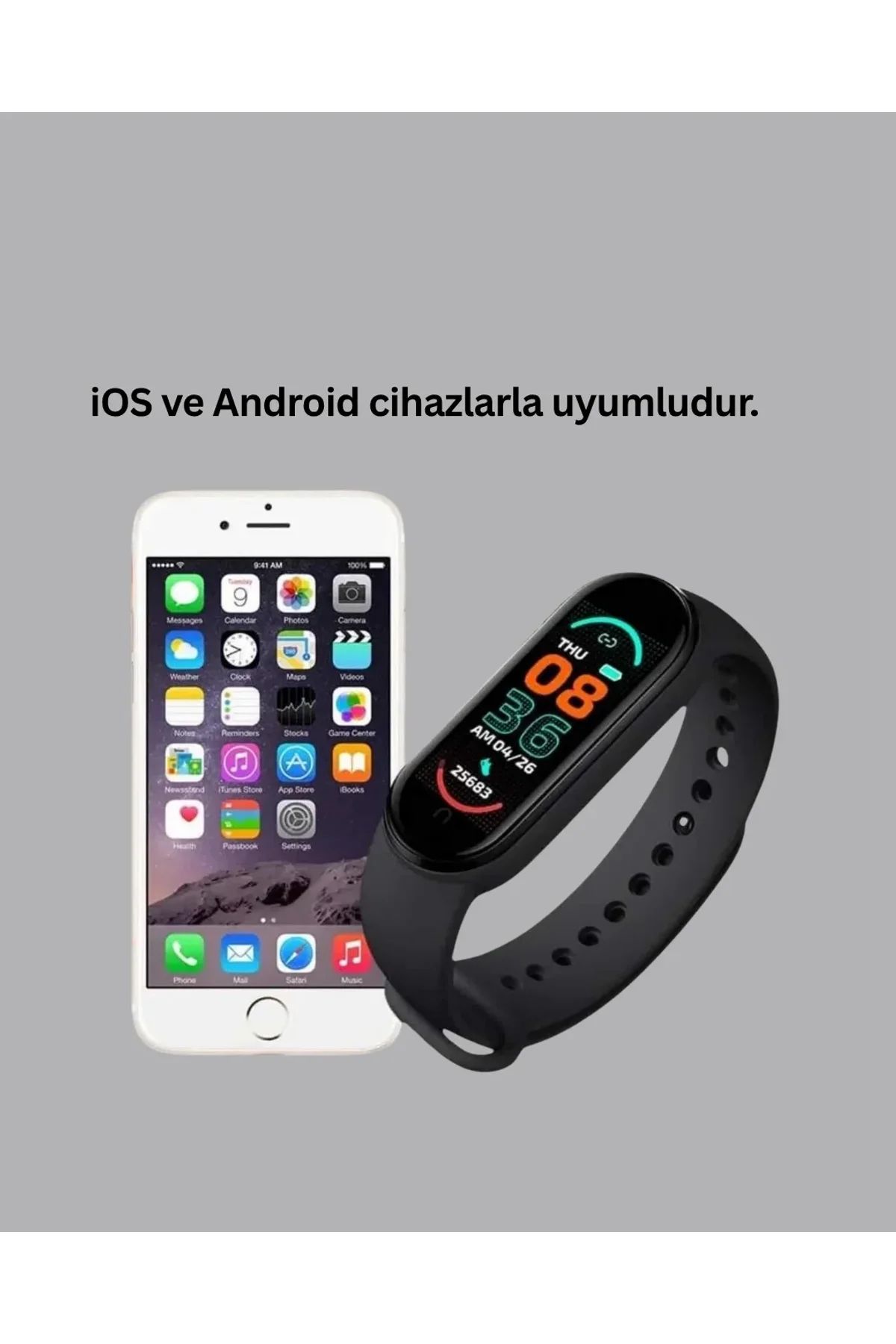 Uzun Şarjlı Spor Akıllı Saat – Adımsayar Ve Nabız Ölçer Özellikli - Just Cheap Store Görsel 5