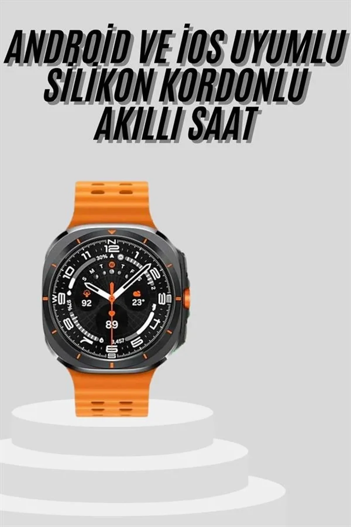 Yeni Nesil Çağrı Cevaplayabilen 47 Mm Titreşimli Çok Fonksiyonlu Akıllı Saat - Just Cheap Store Görsel 3