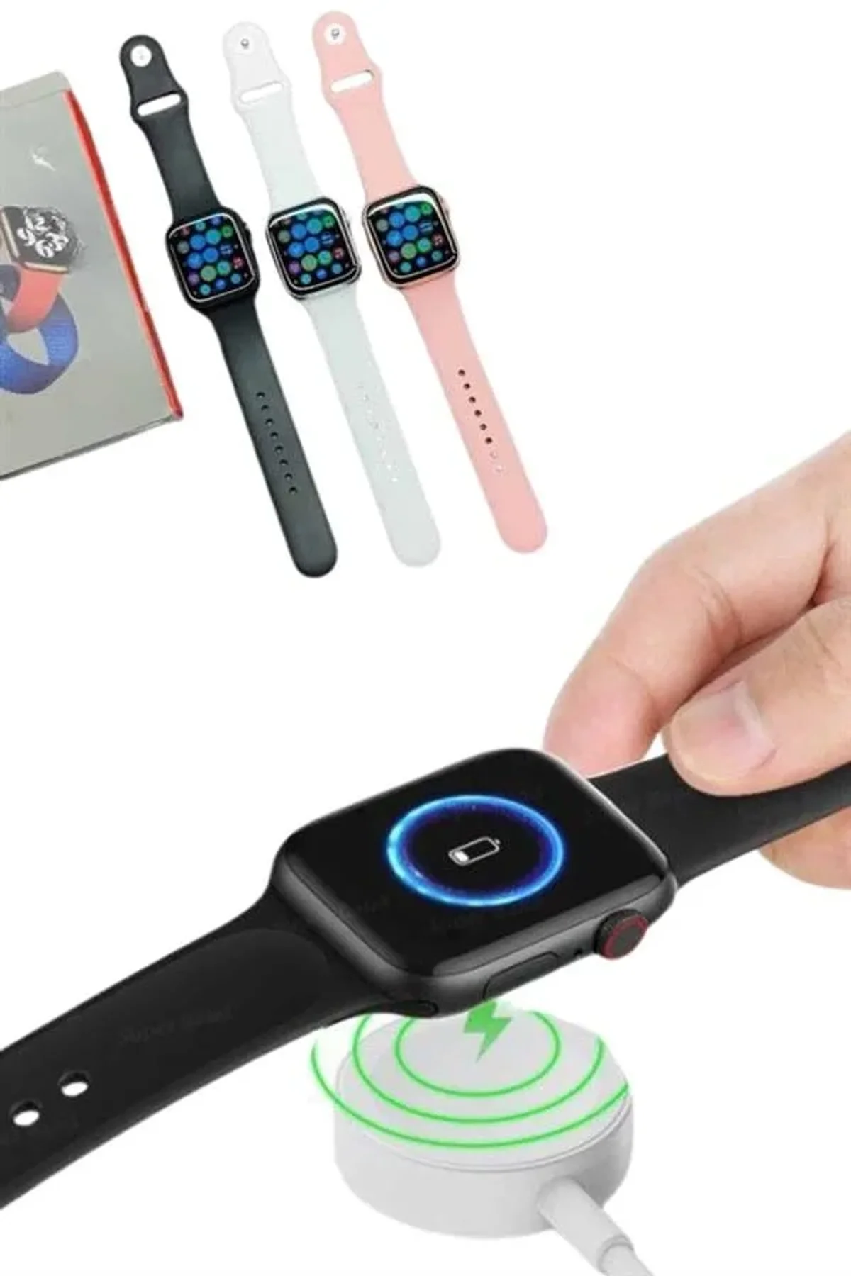 1.83 İnç Akıllı Saat Android Ve İos Uyumlu Çağrı Cevaplayabilen Adımsayar Gps Takibi - Just Cheap Store Görsel 3