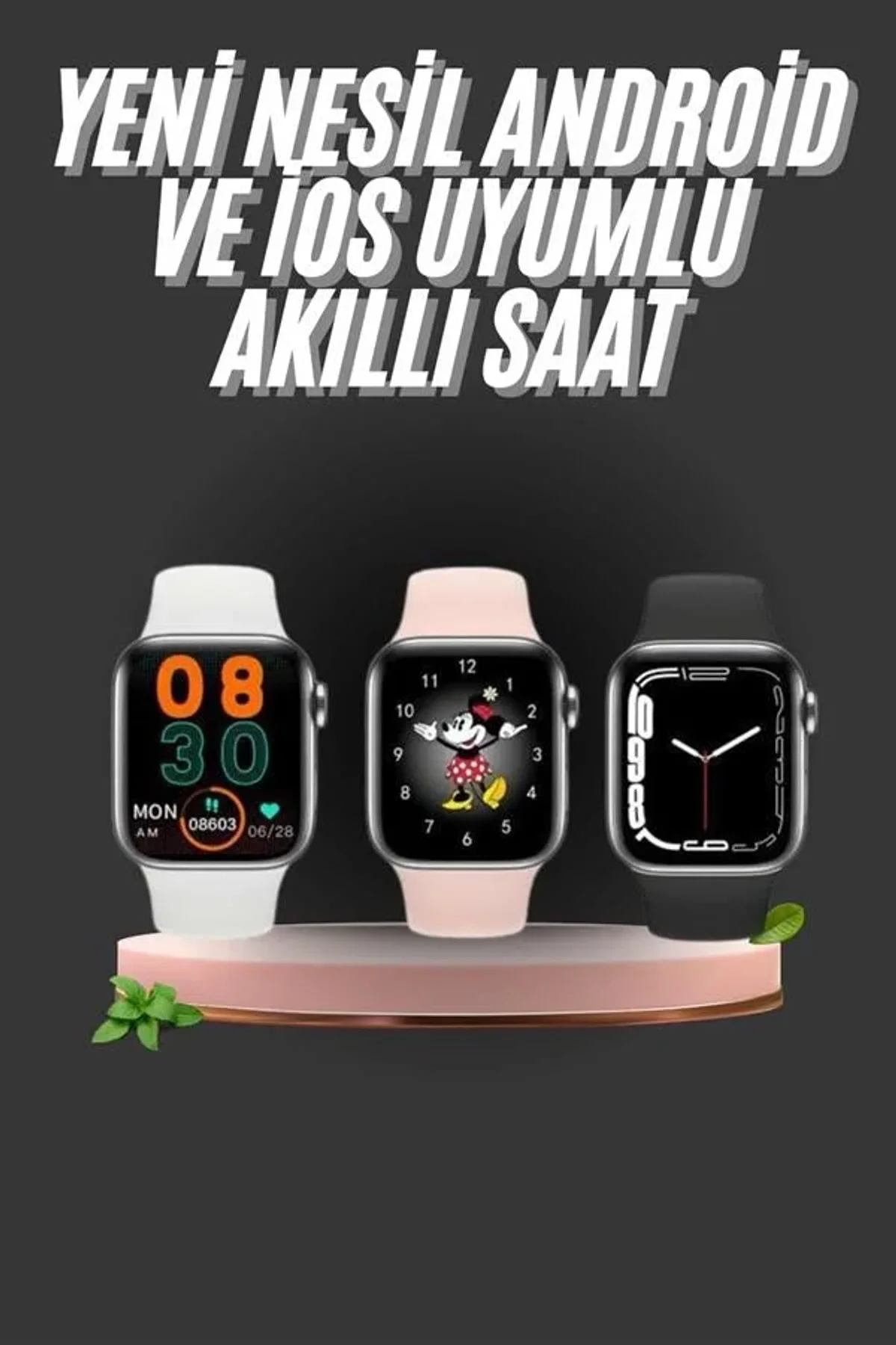 1.83 İnç Akıllı Saat Android Ve İos Uyumlu Çağrı Cevaplayabilen Adımsayar Gps Takibi - Just Cheap Store Görsel 2