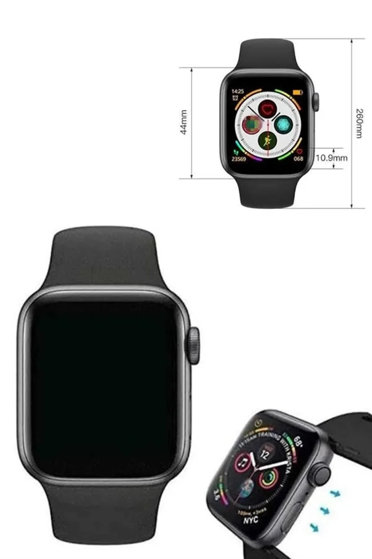 Arama Cevaplayabilen Akıllı Saat Bluetooth Bağlantılı Sosyal Medya Girişli - Just Cheap Store Görsel 3