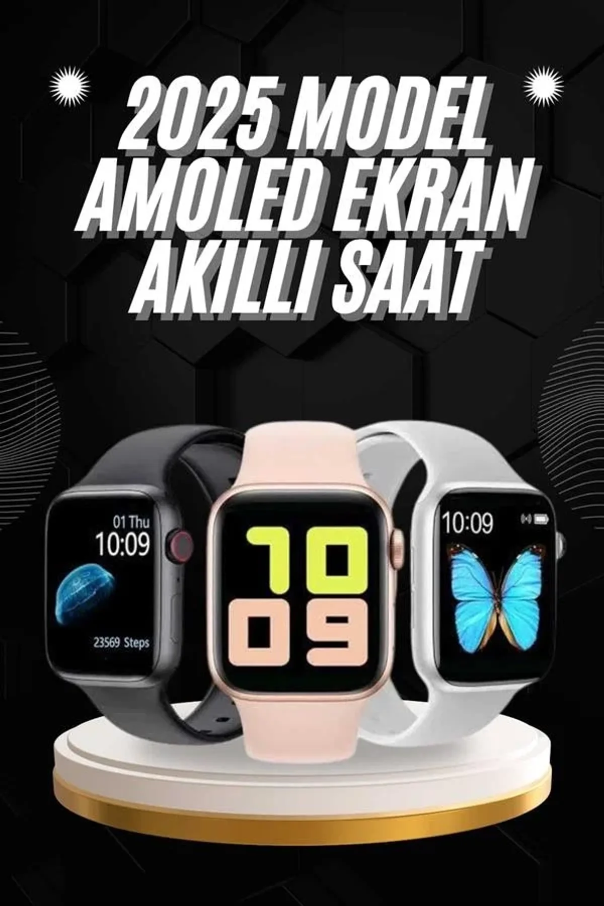 Arama Cevaplayabilen Akıllı Saat Bluetooth Bağlantılı Sosyal Medya Girişli - Just Cheap Store Görsel 2