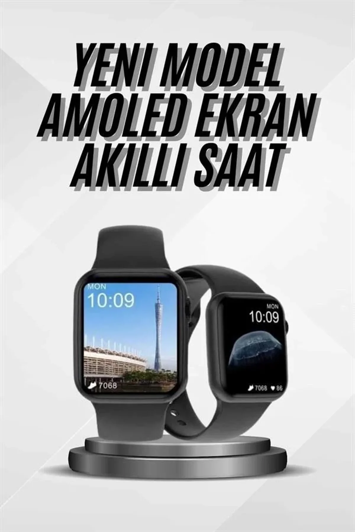 Akıllı Saat Çok Fonksiyonlu Uyku Takibi Adımsayar Nabız Ölçer Arama Cevaplayan - Just Cheap Store Görsel 2