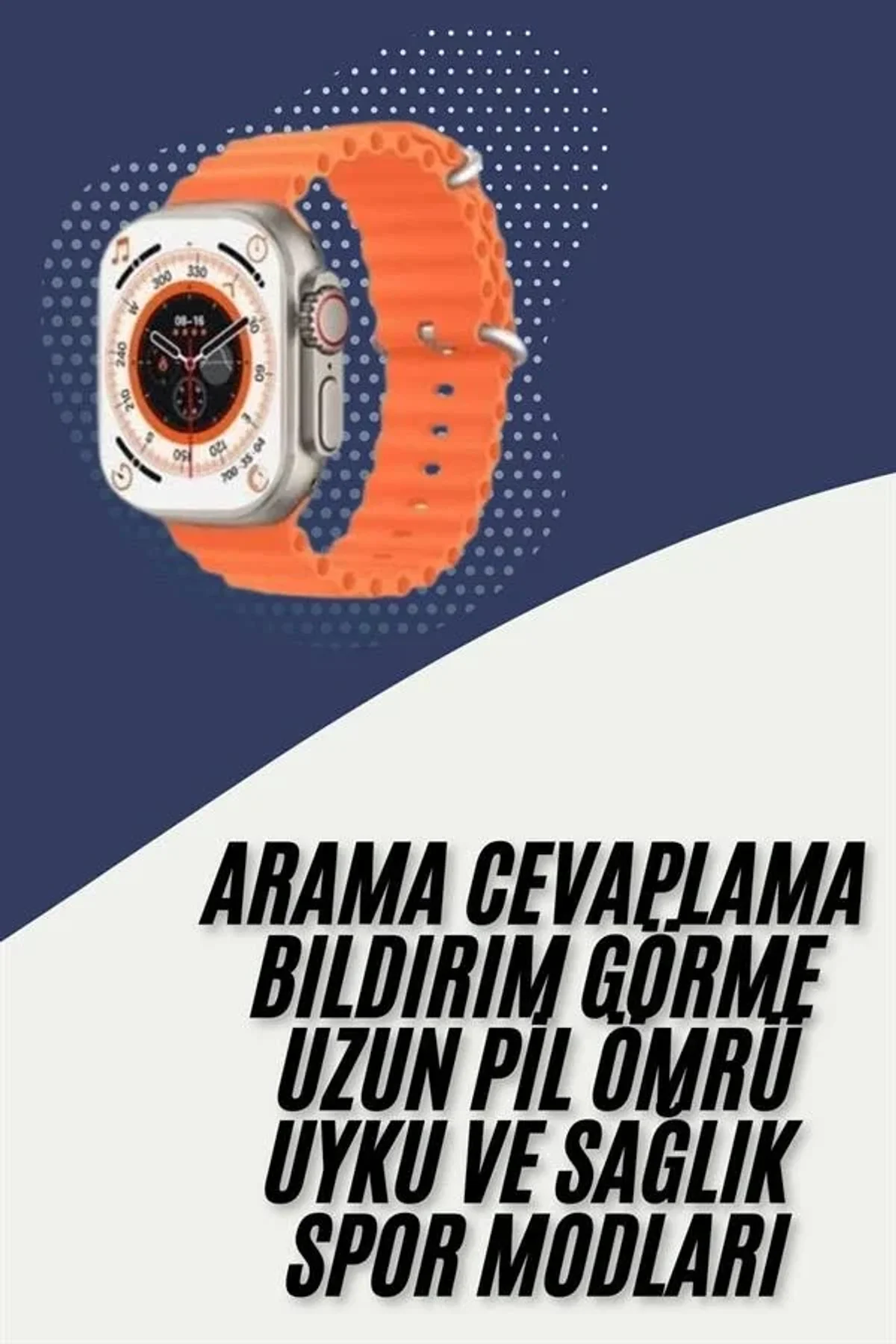 2025 Model Akıllı Saat Çift Kordon Ios Ve Android Arama Cevaplama Sesli Asistan - Just Cheap Store Görsel 2