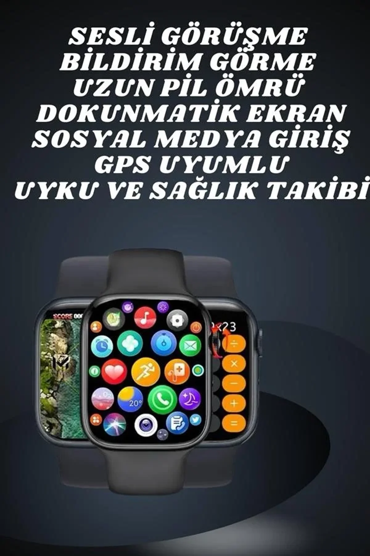 Ekranlı Yeni Nesil Pro Kulaklık Ve Akıllı Saat Kampanyası Kulak İçi Mikrofonlu - Just Cheap Store Görsel 4
