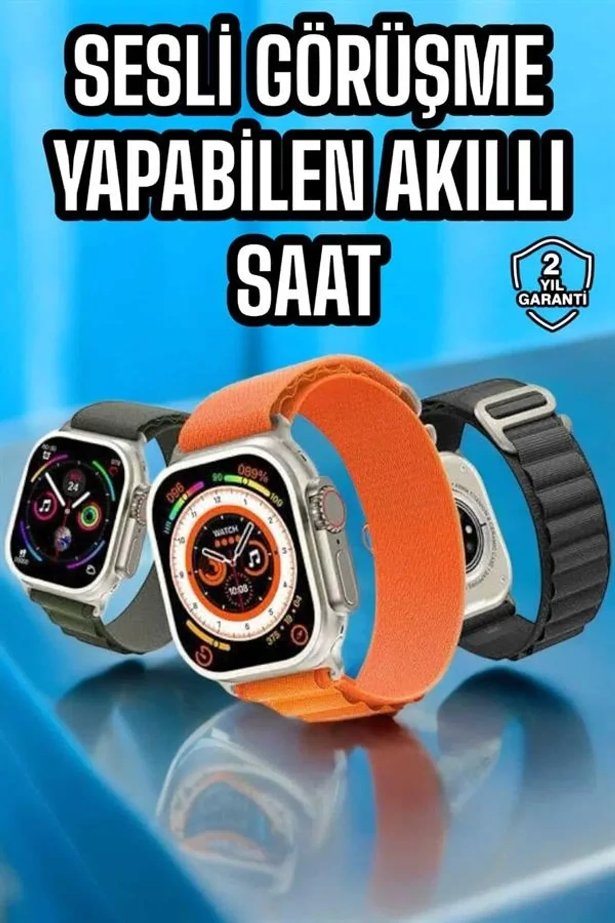 Yeni Nesil Akıllı Saat Nabız Ölçer Sağlık Ölçer Ve Kalori Ölçer Uyku Takibi Nfc Özelliği - Just Cheap Store Görsel 2