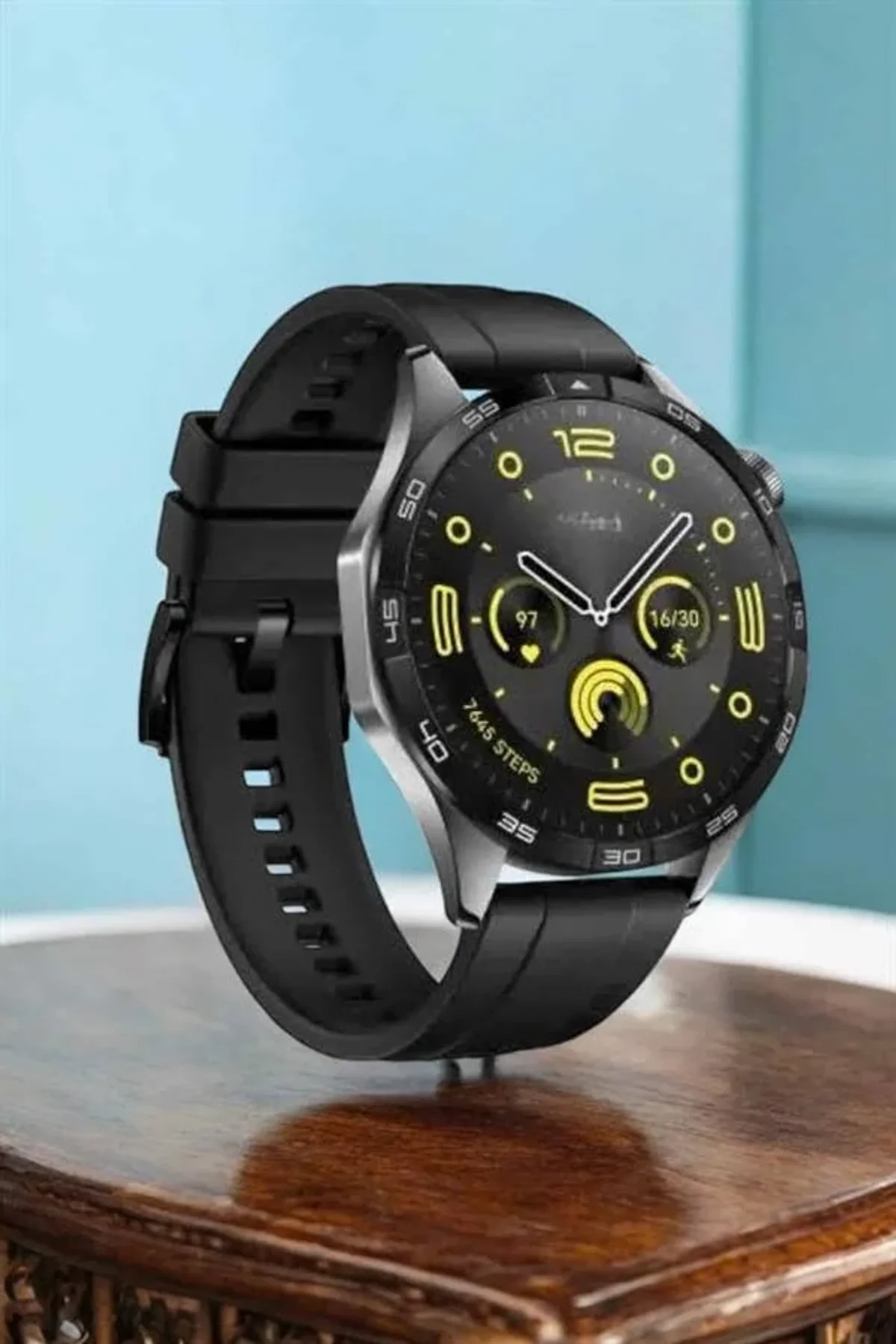 Akıllı Saat Titreşimli Pusula Nabız Ve Tansiyon Ölçer Nfc Uyumlu - Just Cheap Store Görsel 5