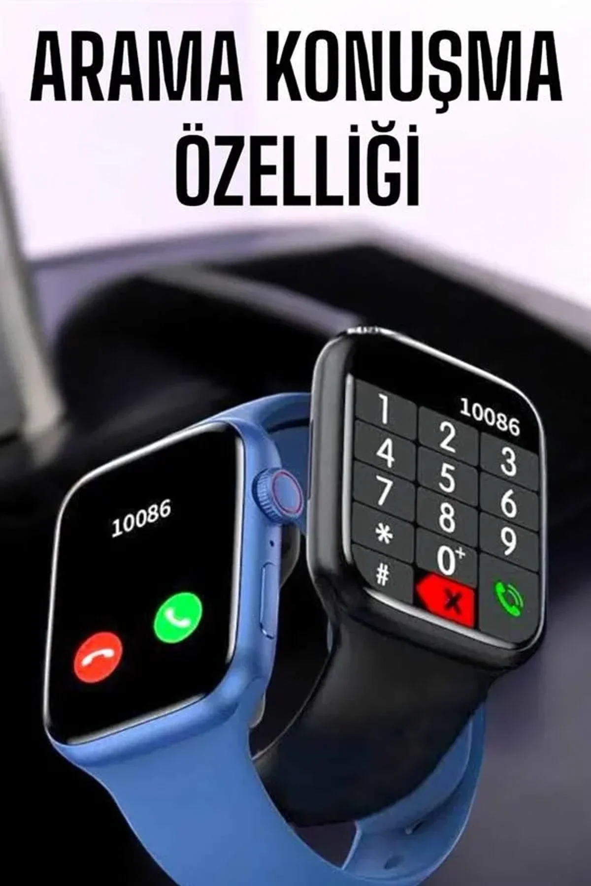 Akıllı Saat Amoled Ekran Yeni Nesil Bluetooth Bağlantılı - Just Cheap Store Görsel 4