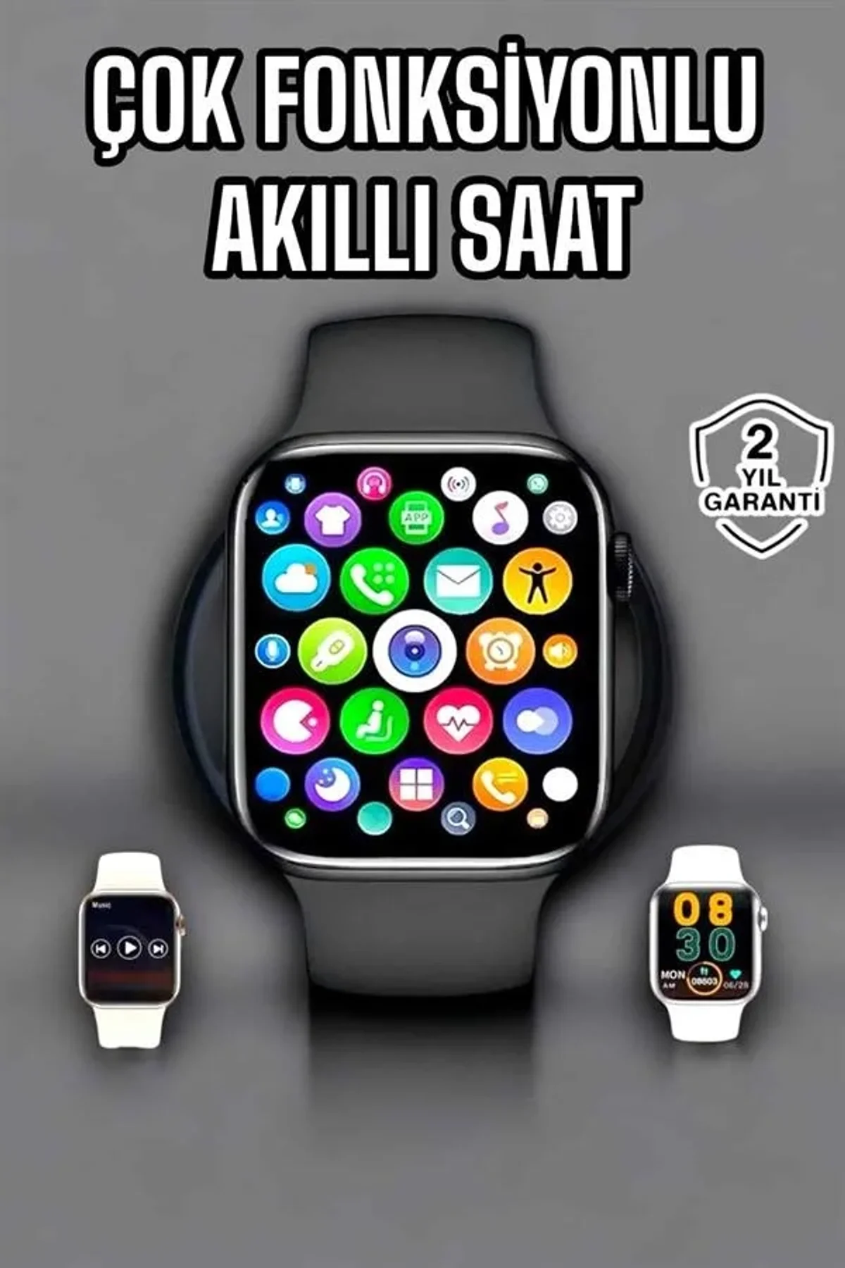Akıllı Saat Amoled Ekran Gps Ve Uyku Takibi Bluetooth Bağlantılı - Just Cheap Store Görsel 3