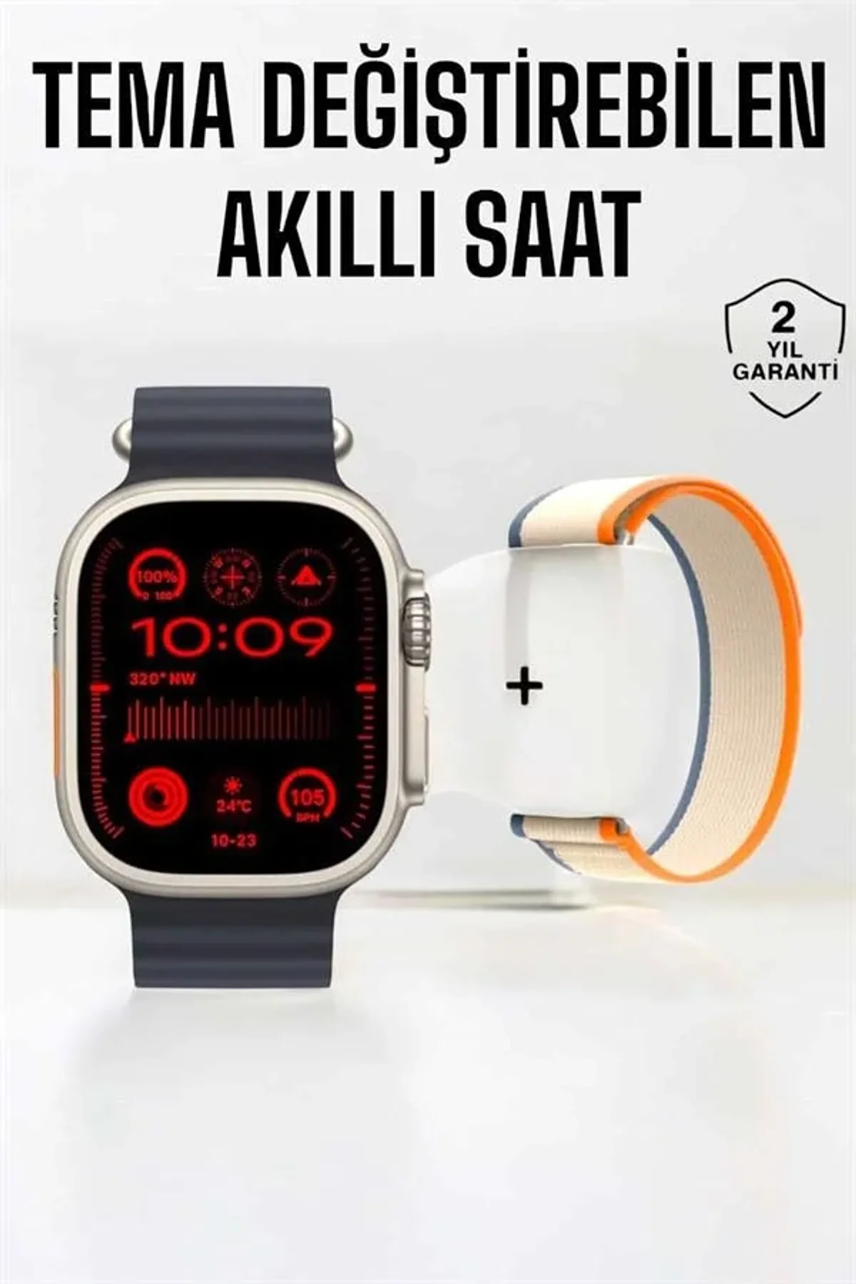 Akıllı Saat Yeni Nesil Sesli Asistan Uyku Ve Sağlık Takibi Adımsayar - Just Cheap Store Görsel 3