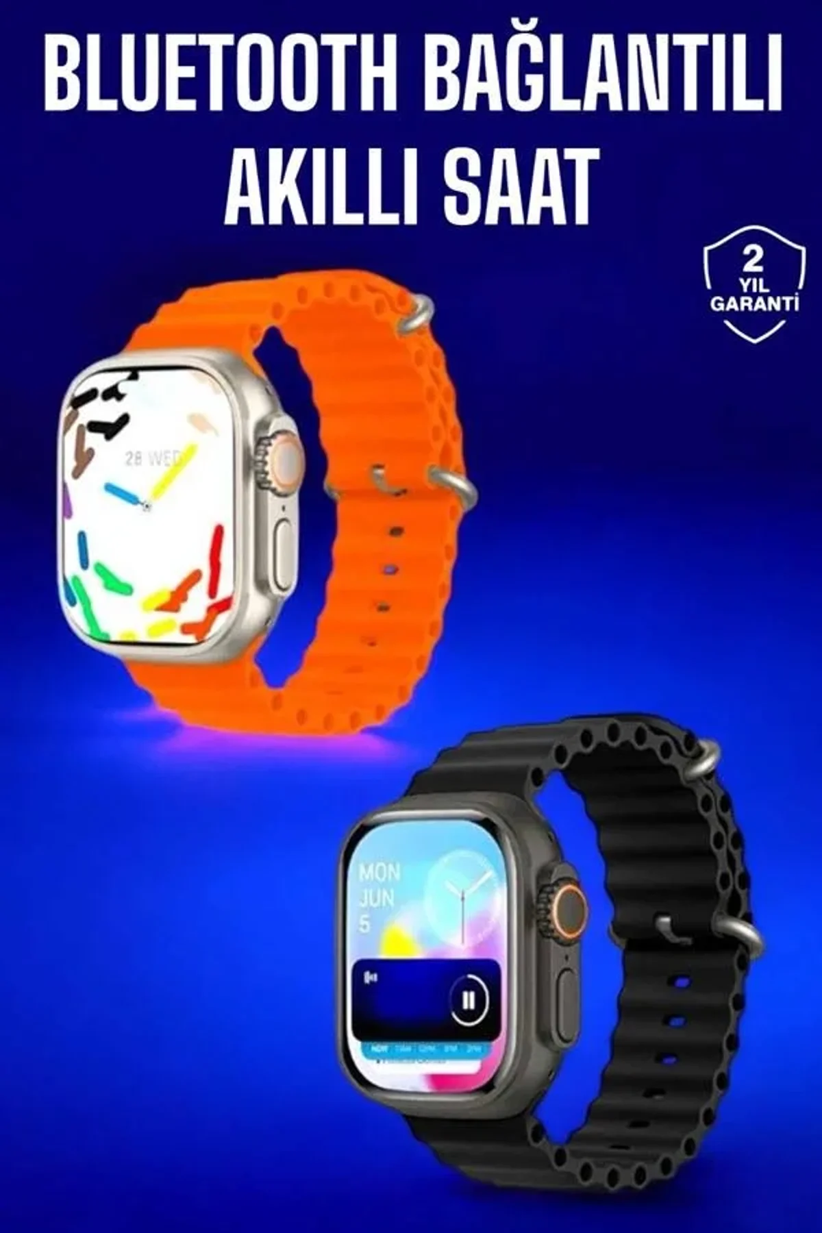 Akıllı Saat Arama Cevaplayan Bildirim Görme Yeni Nesil Bluetooth Bağlantılı - Just Cheap Store Görsel 3
