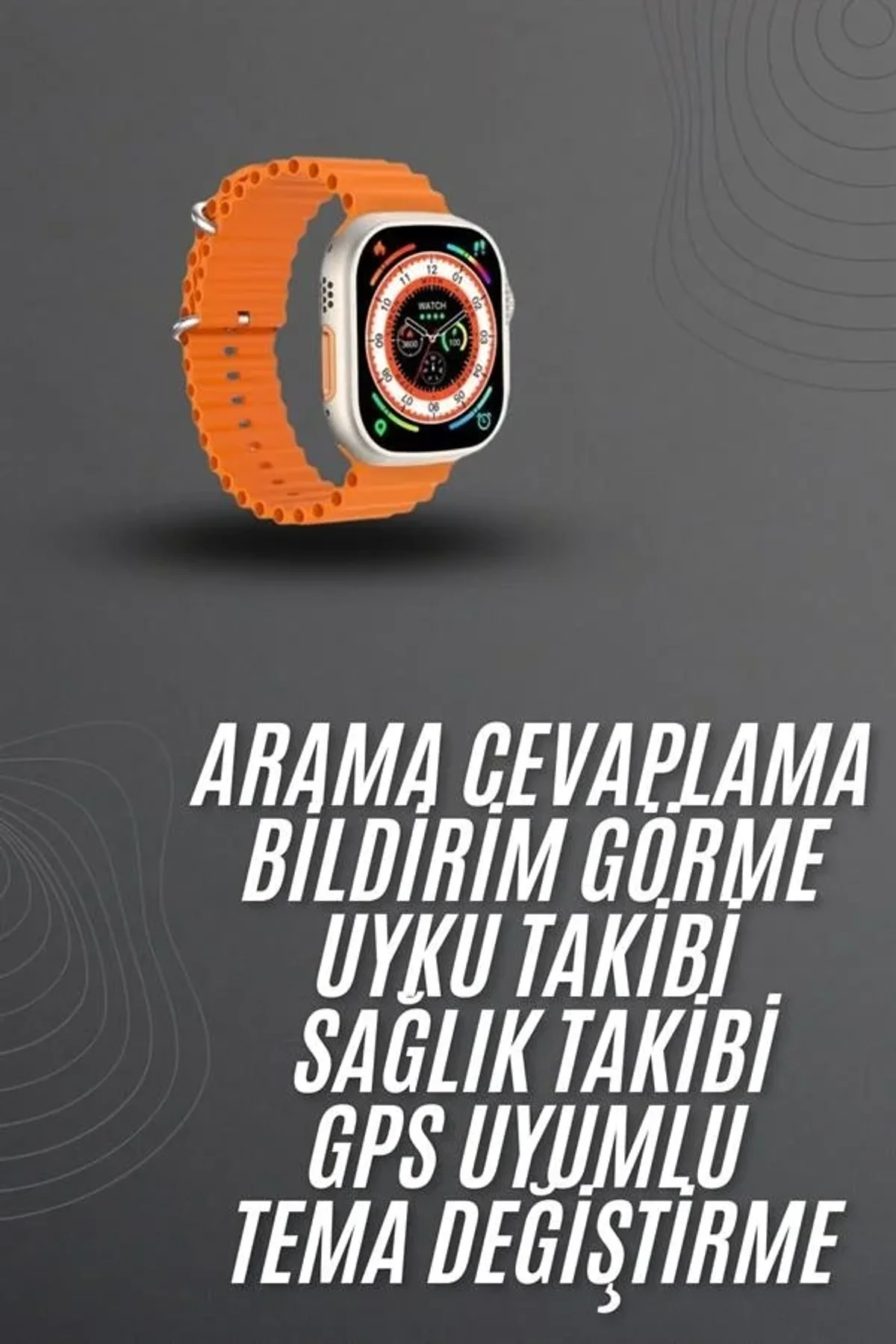 Akıllı Saat Arama Cevaplayan Bildirim Görme Yeni Nesil Bluetooth Bağlantılı - Just Cheap Store Görsel 2