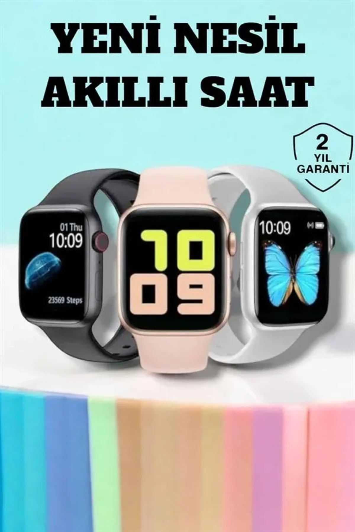 Akıllı Saat Arama Cevaplayan Dokunmatik Ekran Bleutooth Bağlantılı - Just Cheap Store Görsel 3