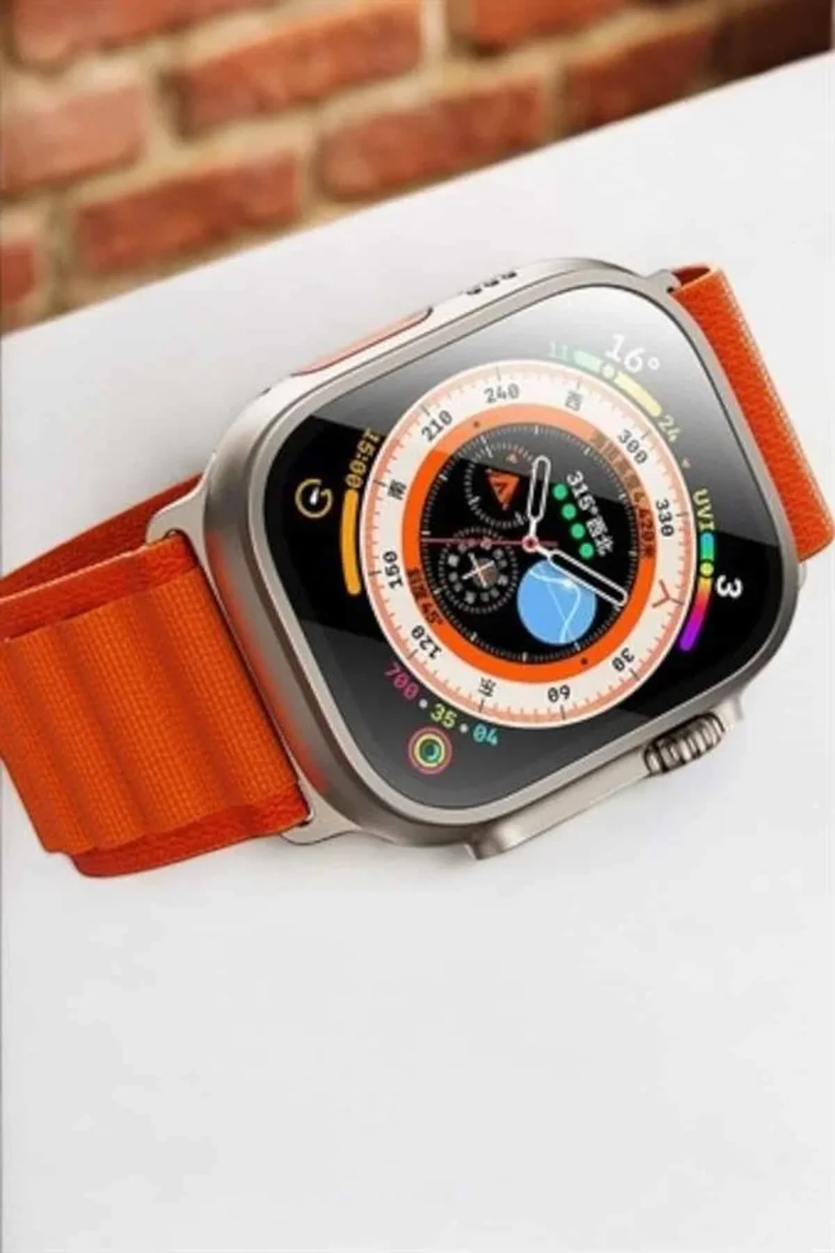 Bluetooth Bağlantılı 49mm Dokunmatik Akıllı Saat Sağlık Ve Spor Takip Özellikli - Just Cheap Store Görsel 4