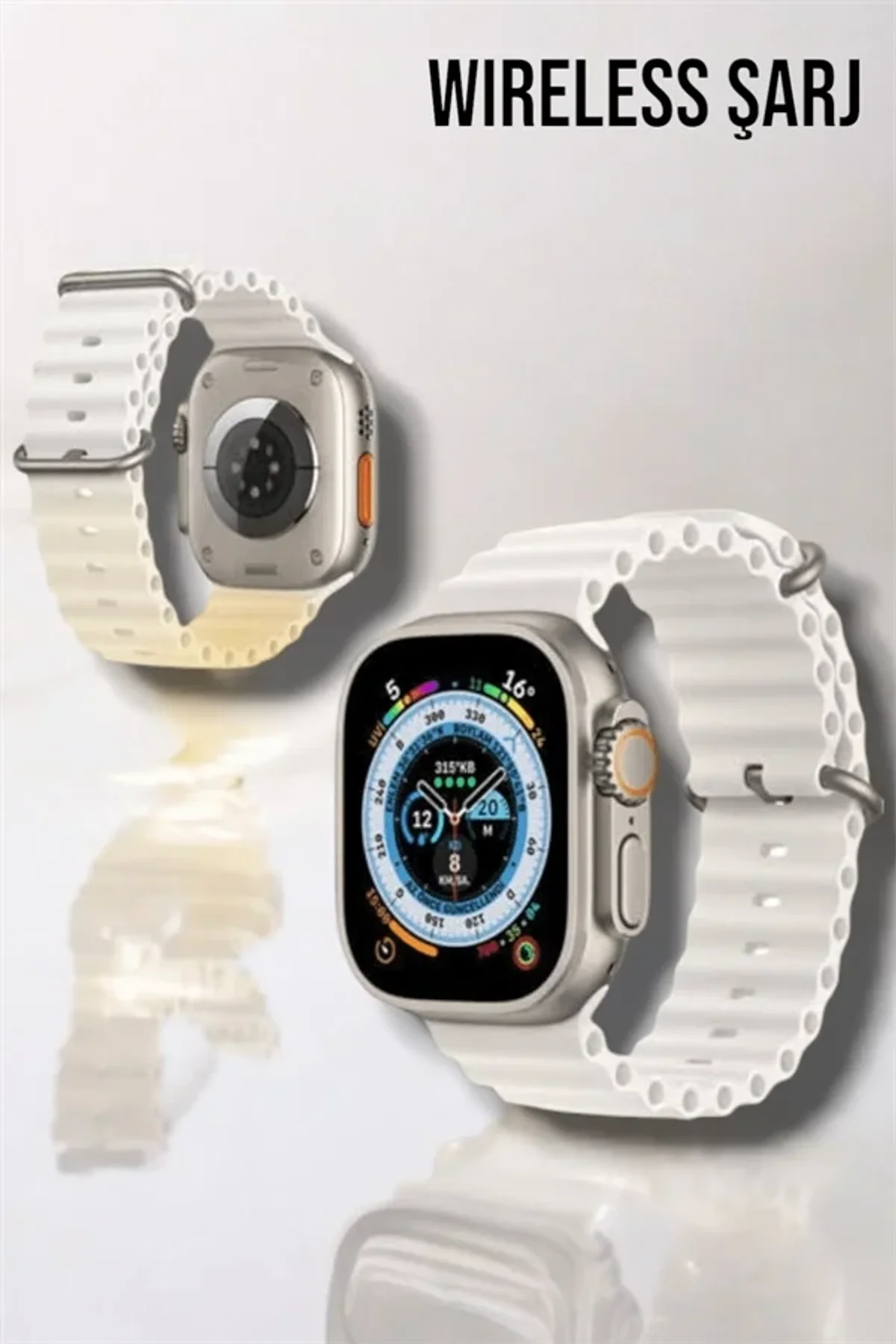 Bluetooth Bağlantılı 49mm Dokunmatik Akıllı Saat Sağlık Ve Spor Takip Özellikli - Just Cheap Store Görsel 5