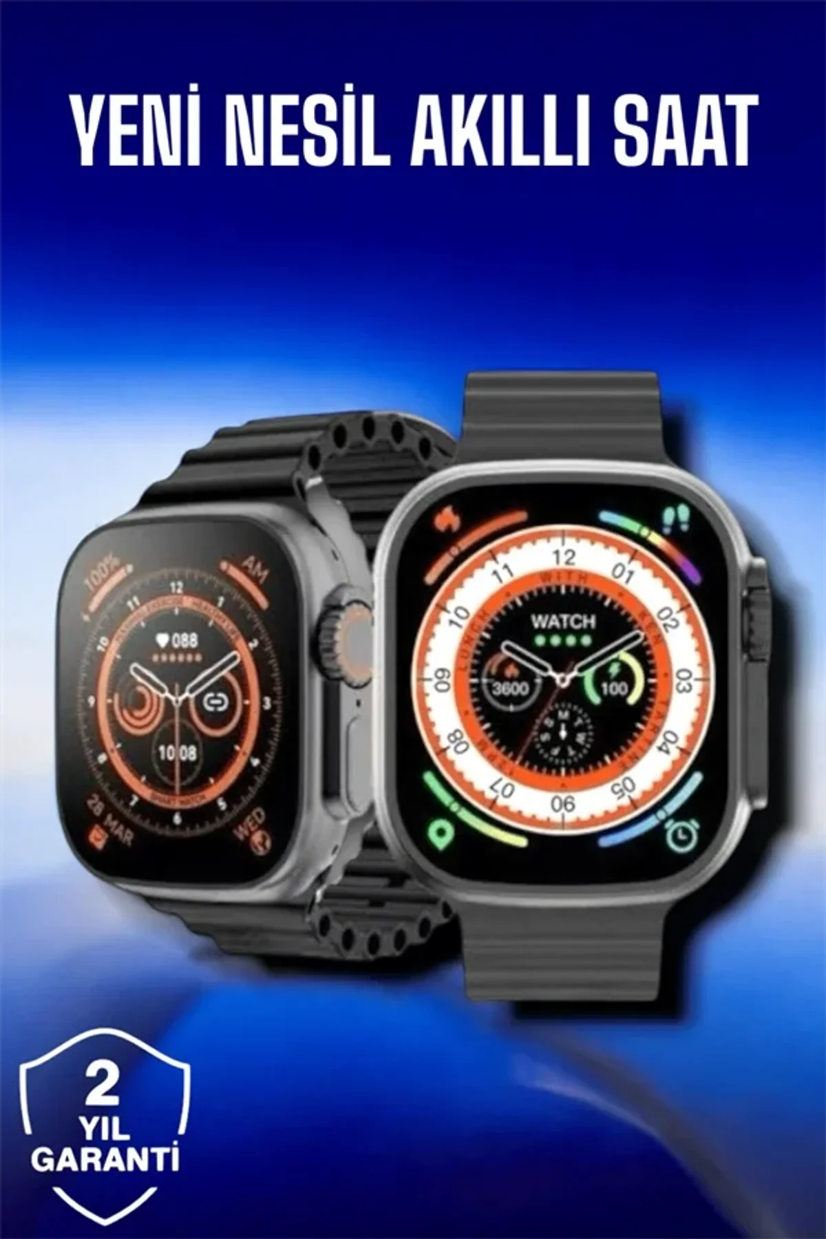 45 Mm Gri Kasa Ultra Akıllı Saat Sesli Görüşme, Sağlık Takibi, Suya Dayanıklı - Just Cheap Store Görsel 3