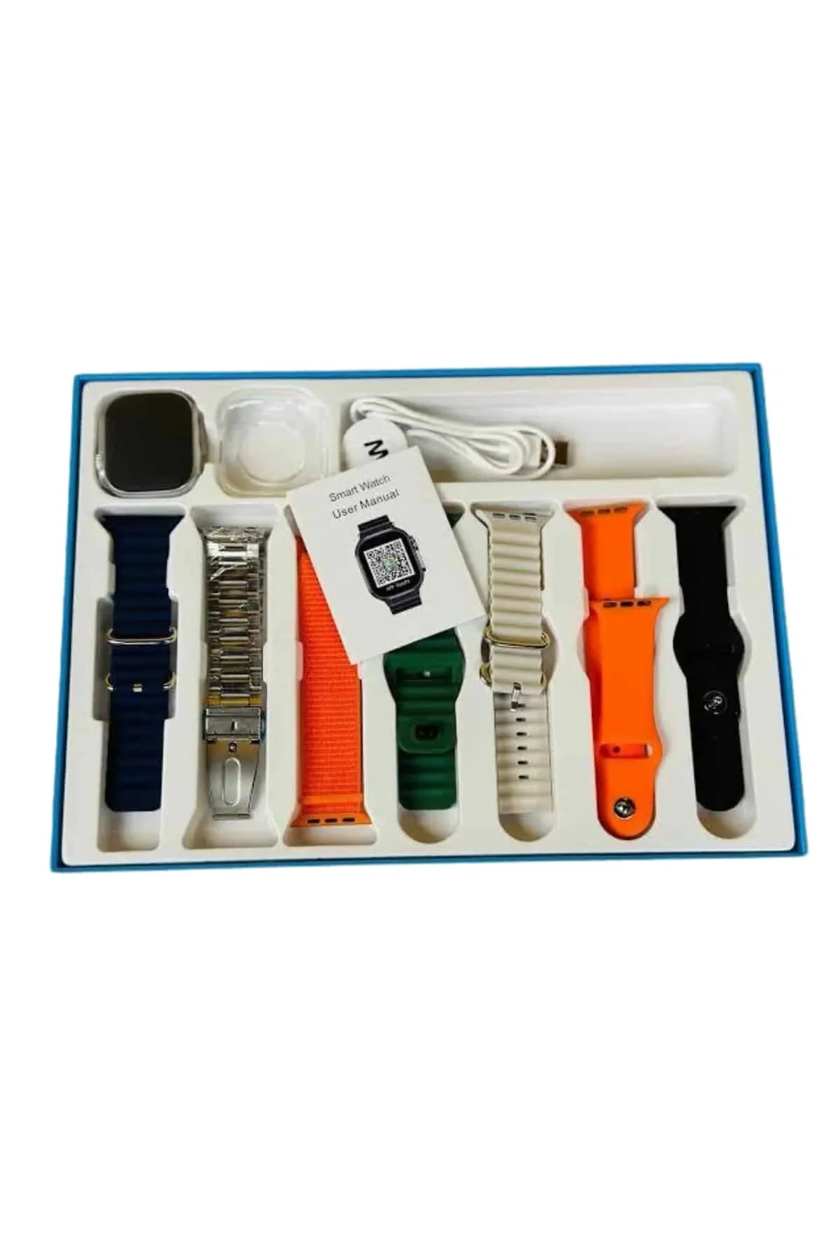 Akıllı Saat Unisex Akıllı Saat Çoklu Kordon Seçeneği Çelik Kordon Plastik Kordon - Just Cheap Store Görsel 5