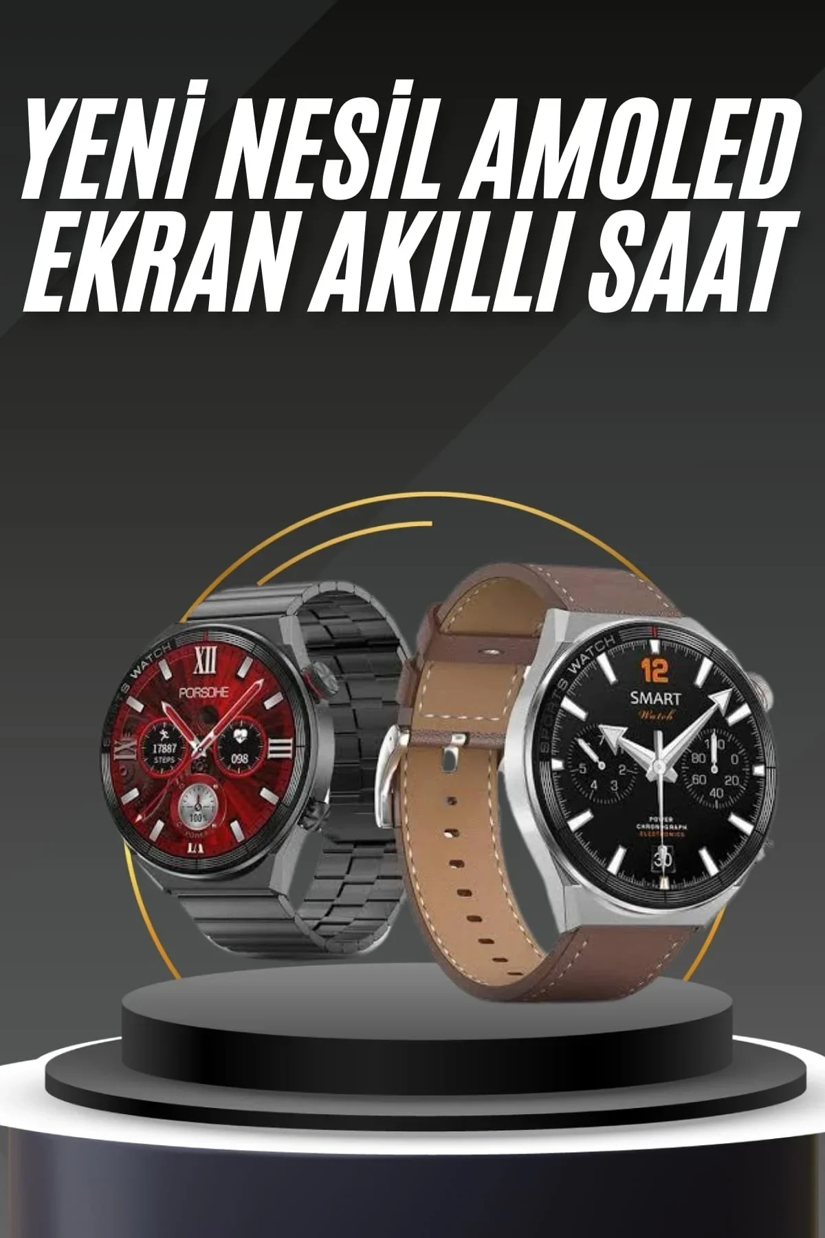 Çağrı Cevaplama Sesli Asistan Çoklu Dil Desteği 5.0 Bluetooth Akıllı Saat - Just Cheap Store Görsel 2