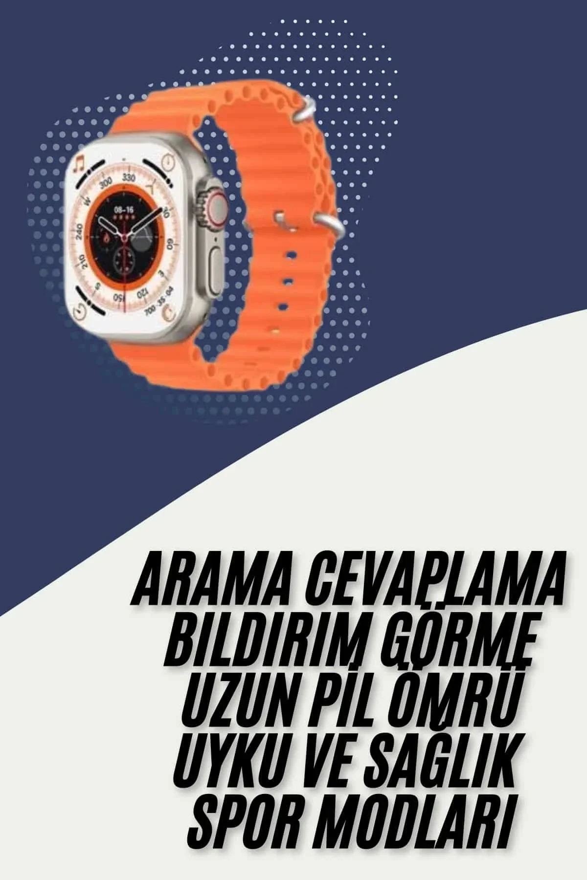 2025 Model Akıllı Saat Çift Kordon Ios Ve Android Arama Cevaplama Sesli Asistan - Just Cheap Store Görsel 3