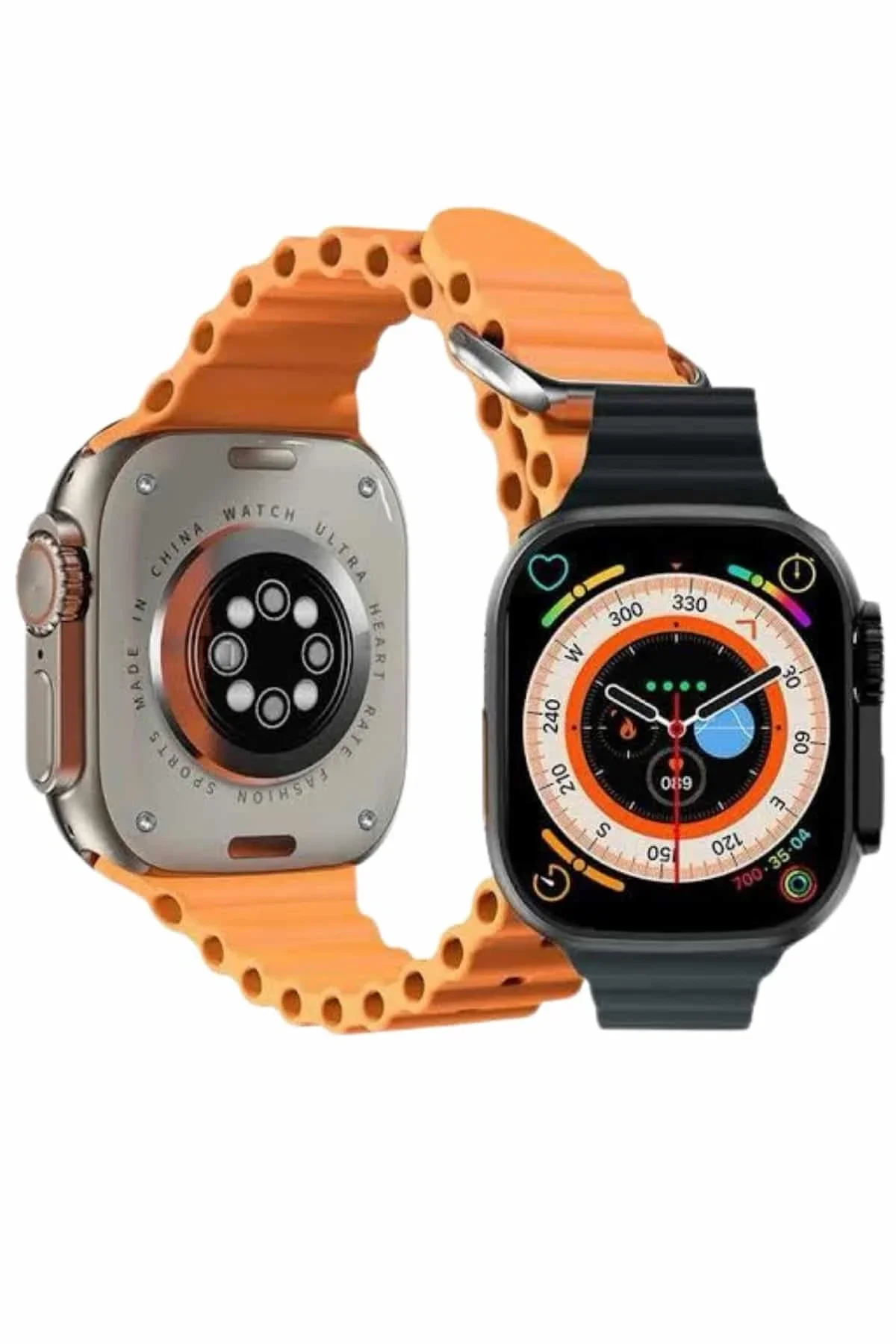 Ultra Akıllı Saat 49 Mm Çift Kordonlu Arama Cevaplama Bluetooth Bağlantılı - Just Cheap Store Görsel 5