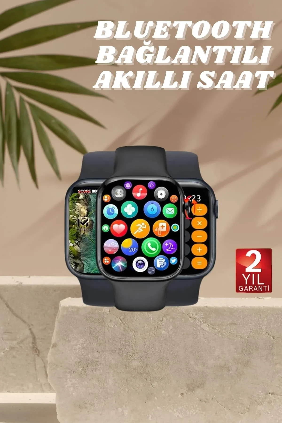 Akıllı Saat Nabız Ölçebilen Adımsayar Kalori Hesaplama Tema Değiştirme Gps Uyumlu - Just Cheap Store Görsel 2