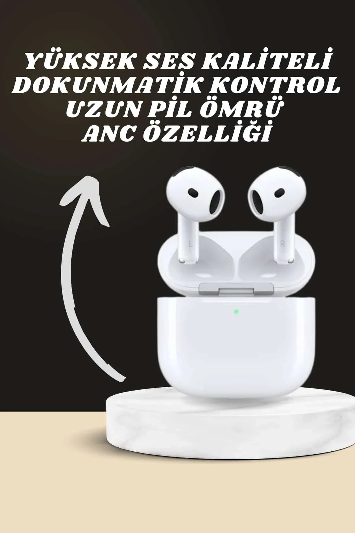7 Kordonlu Akıllı Saat Ve 3.nesil Kulaklık Dokunmatik Ekran Sesli Görüşme Yapabilen - Just Cheap Store Görsel 3