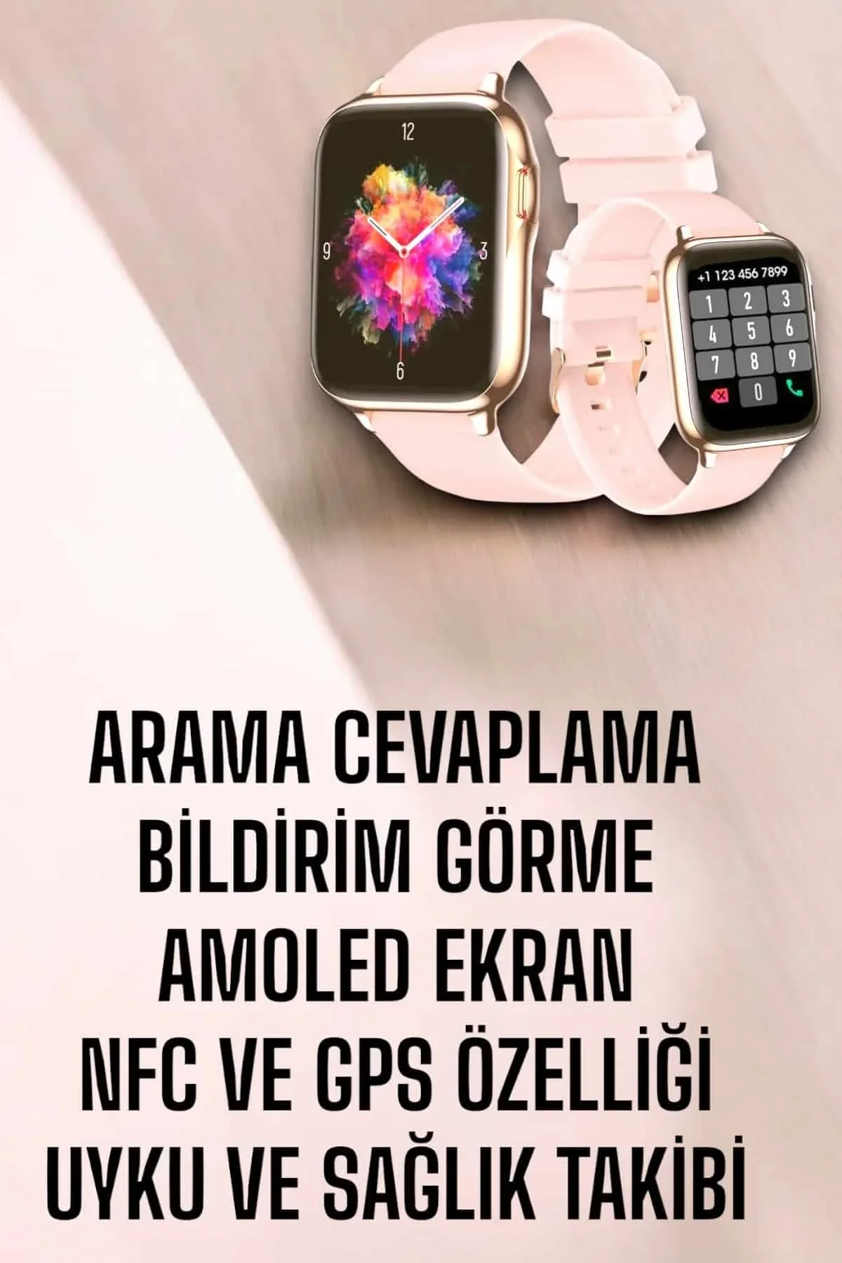 Akıllı Saat Kadınlara Uyku Ve Sağlık Takibi Yapabilen Bileklik Hediyeli - Just Cheap Store Görsel 5