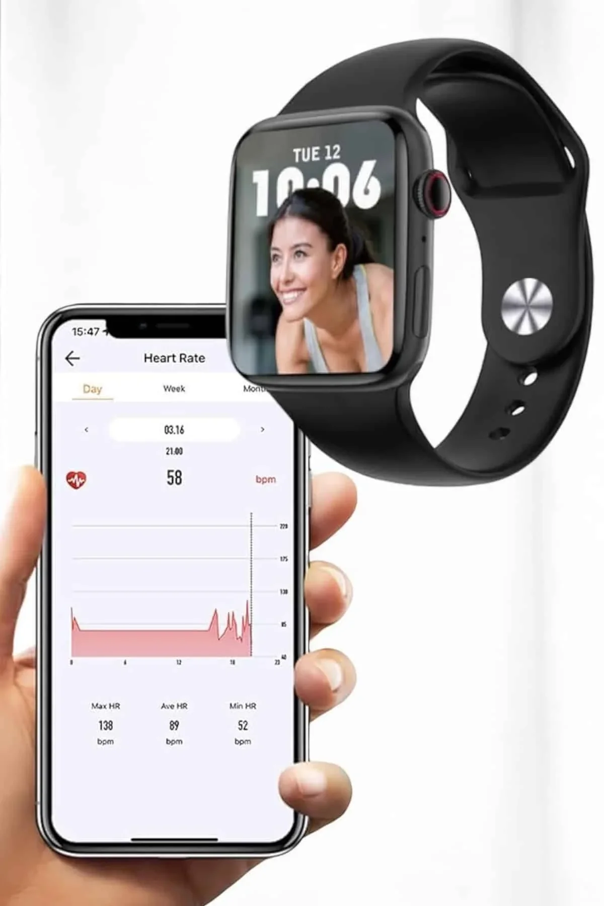 Akıllı Saat Bluetooth Bağlantı Ve 24 Saat Sağlık İzleme Gps Arama Cevaplama - Just Cheap Store Görsel 5