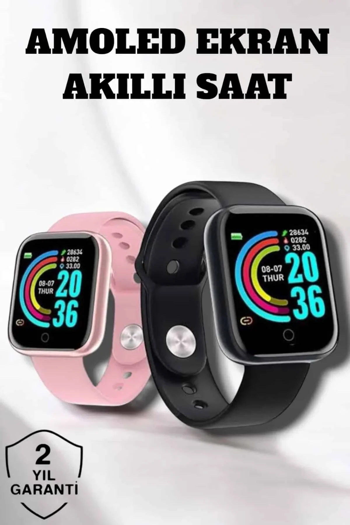 Akıllı Saat Sağlık Takibi Ve Akıllı Özelliklerle Donatılmış Modern Akıllı Saat - Just Cheap Store Görsel 2