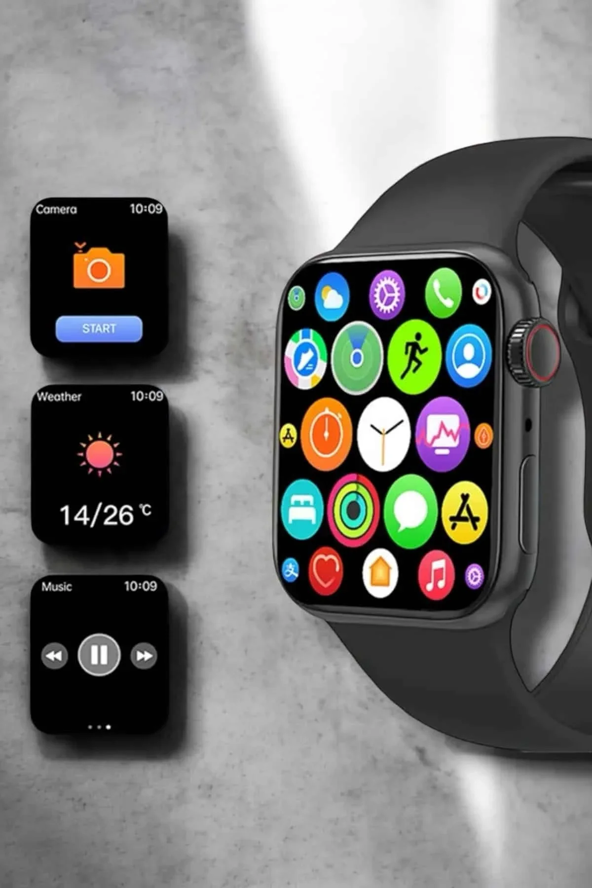 Akıllı Saat 44mm Çelik Kasa, Oled Ekran Ve Gelişmiş Sağlık Takibi - Just Cheap Store Görsel 3