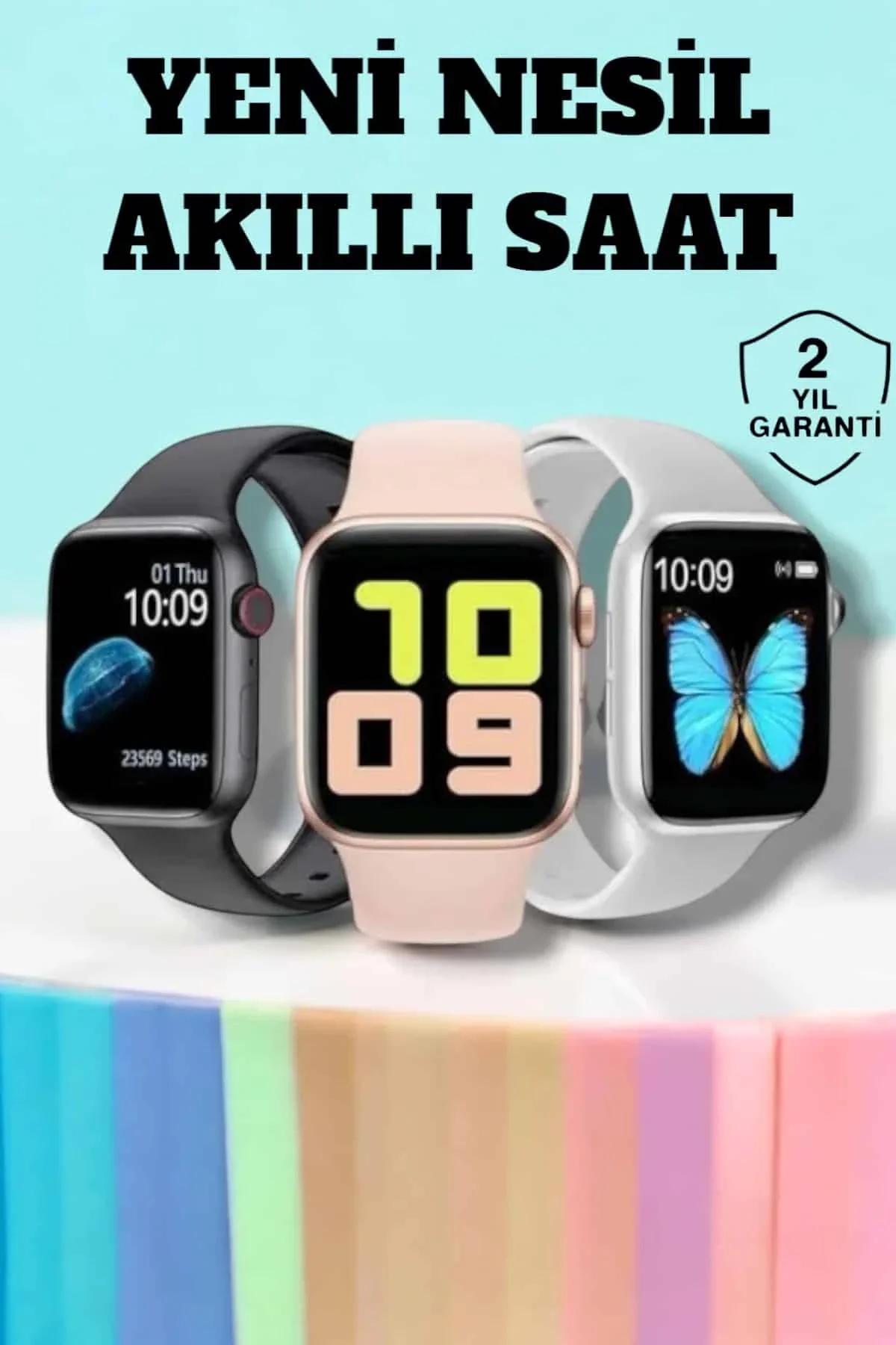 Akıllı Saat Arama Cevaplayan Dokunmatik Ekran Bleutooth Bağlantılı - Just Cheap Store Görsel 2