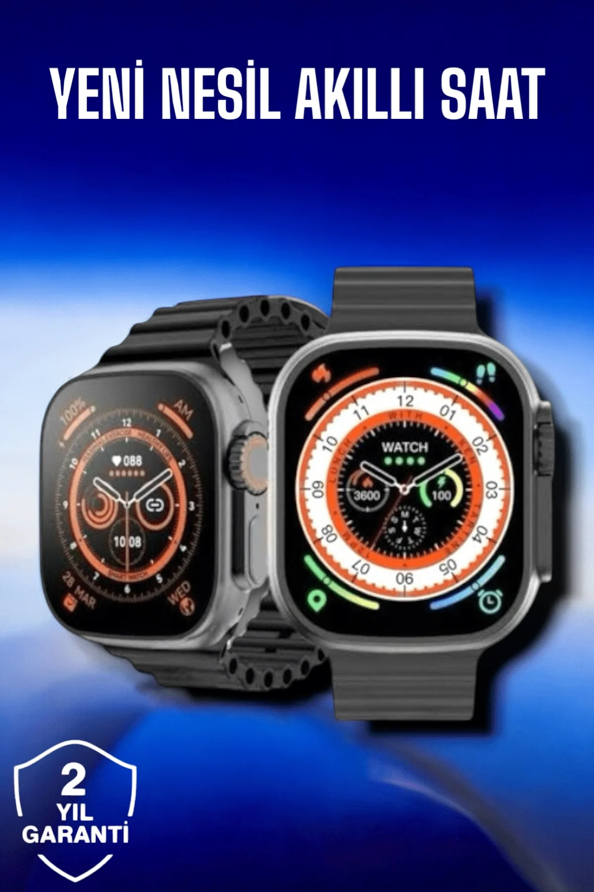 45 Mm Gri Kasa Ultra Akıllı Saat Sesli Görüşme, Sağlık Takibi, Suya Dayanıklı