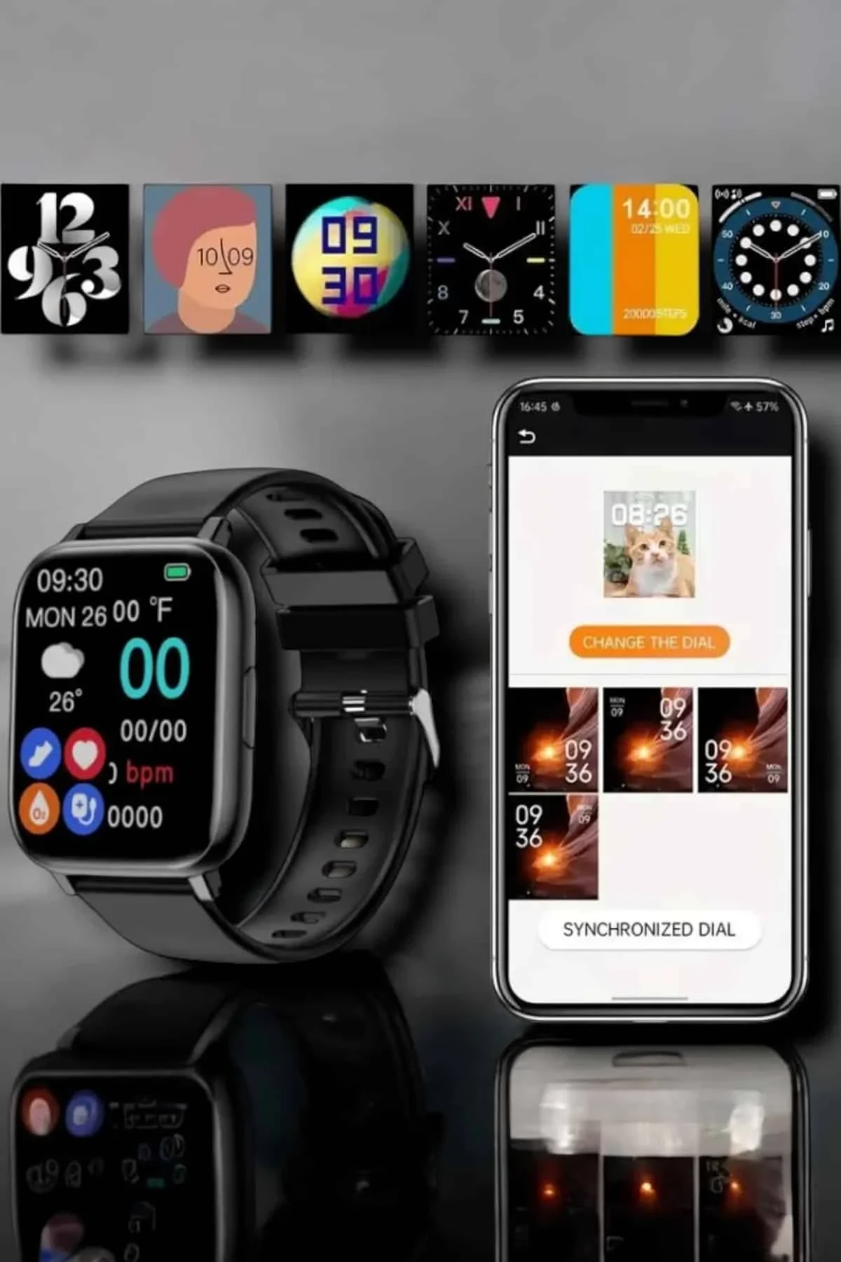 Suya Dayanıklı Bluetooth Akıllı Saat Gps, Adımsayar, Nabız &amp; Sağlık Takibi - Just Cheap Store Görsel 4