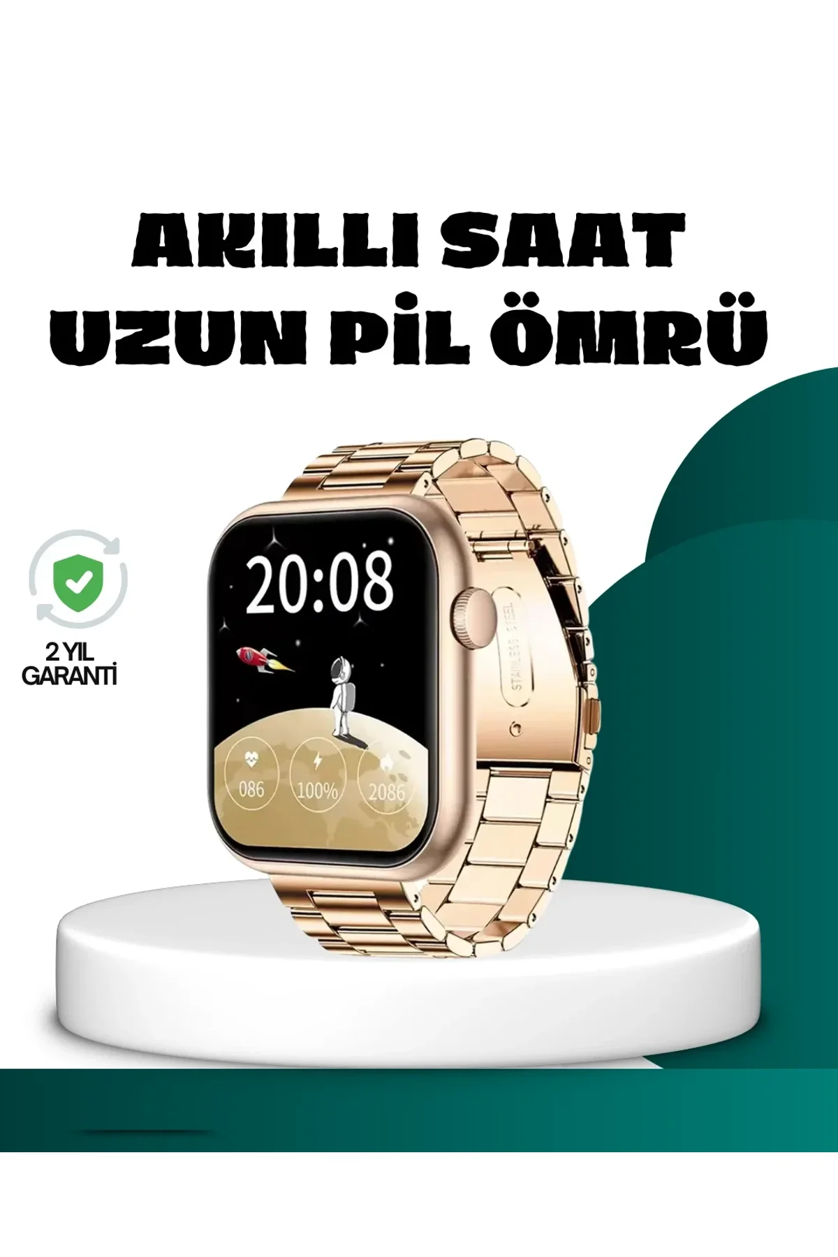 Bluetooth Arama Özellikli Akıllı Saat Uzun Pil Ömürlü - Just Cheap Store Görsel 2