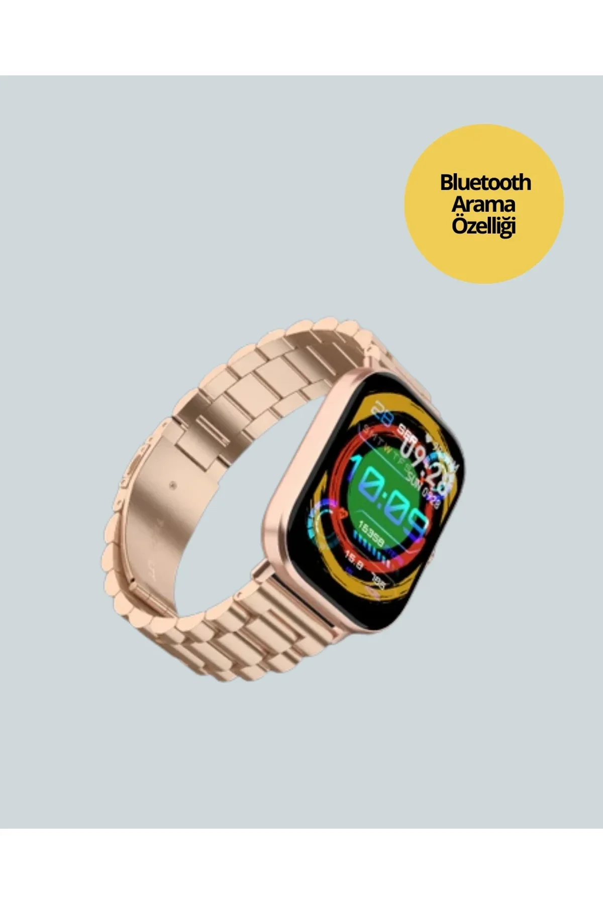 41 Mm Kavisli Kasa Akıllı Saat Ios Ve Android Uyumlu - Just Cheap Store Görsel 5