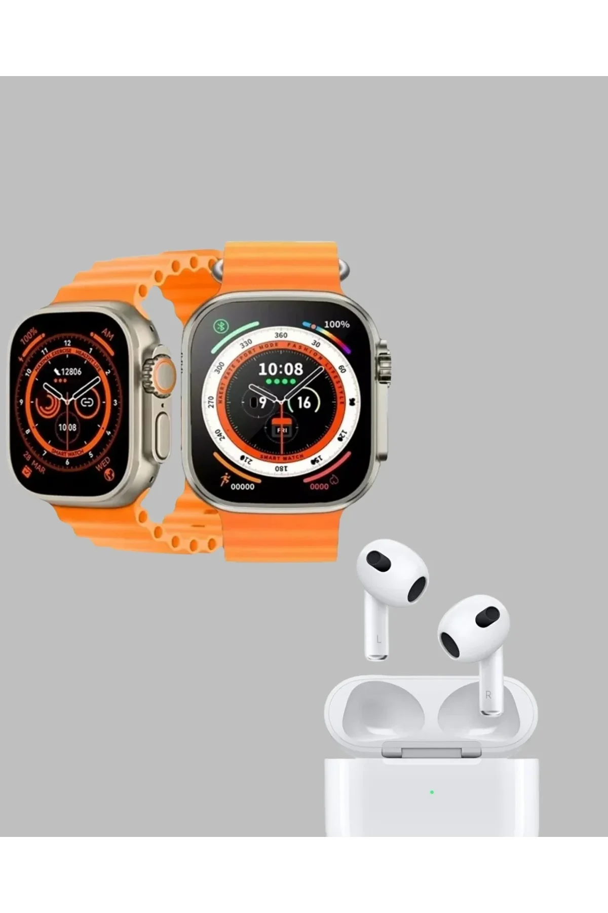 Watch 9 Max Akıllı Saat Ve Kablosuz Kulaklık Seti 2 Kordonlu Sesli Görüşme Özellikli - Just Cheap Store Görsel 3