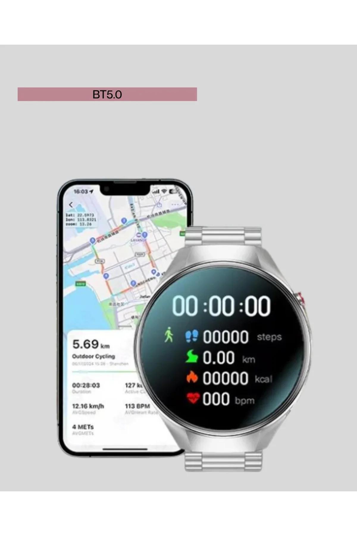 Amoled Akıllı Saat Gelişmiş Sensörlü – Kadın Sağlığı Ve Hatırlatma Özellikli - Just Cheap Store Görsel 4