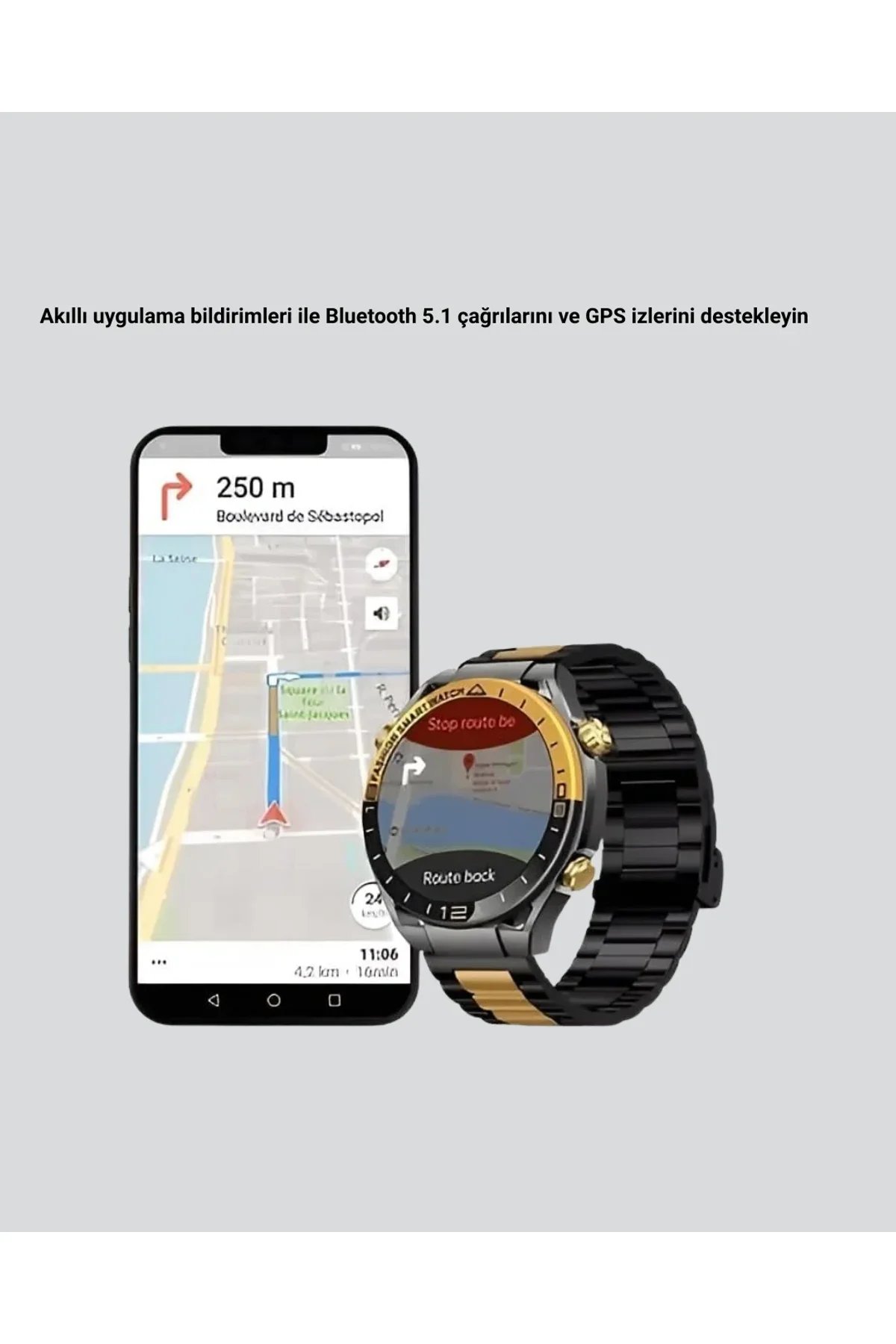 Amoled Akıllı Saat Manyetik Şarj Gps Destekli Spor Ve Günlük Kullanım - Just Cheap Store Görsel 4
