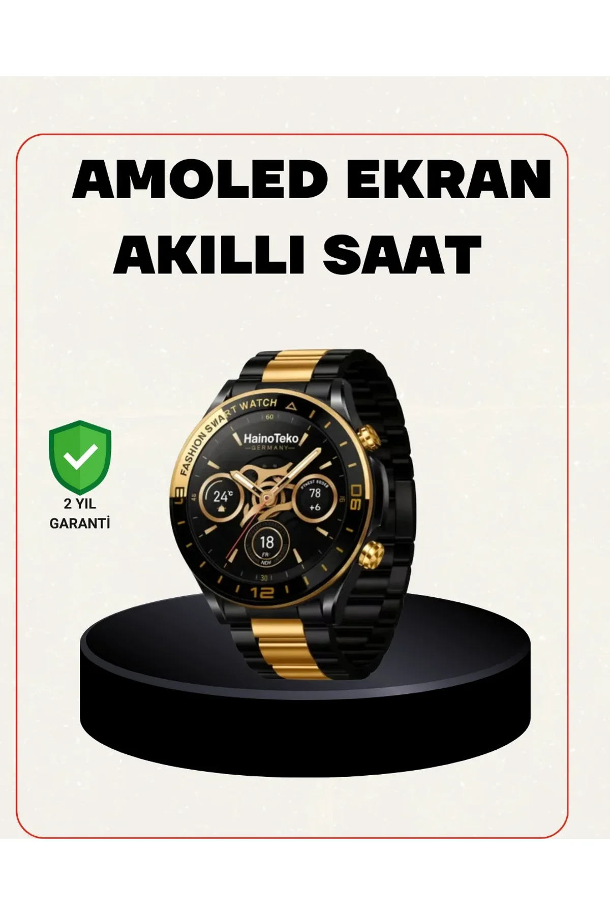 Amoled Akıllı Saat Manyetik Şarj Gps Destekli Spor Ve Günlük Kullanım - Just Cheap Store Görsel 2