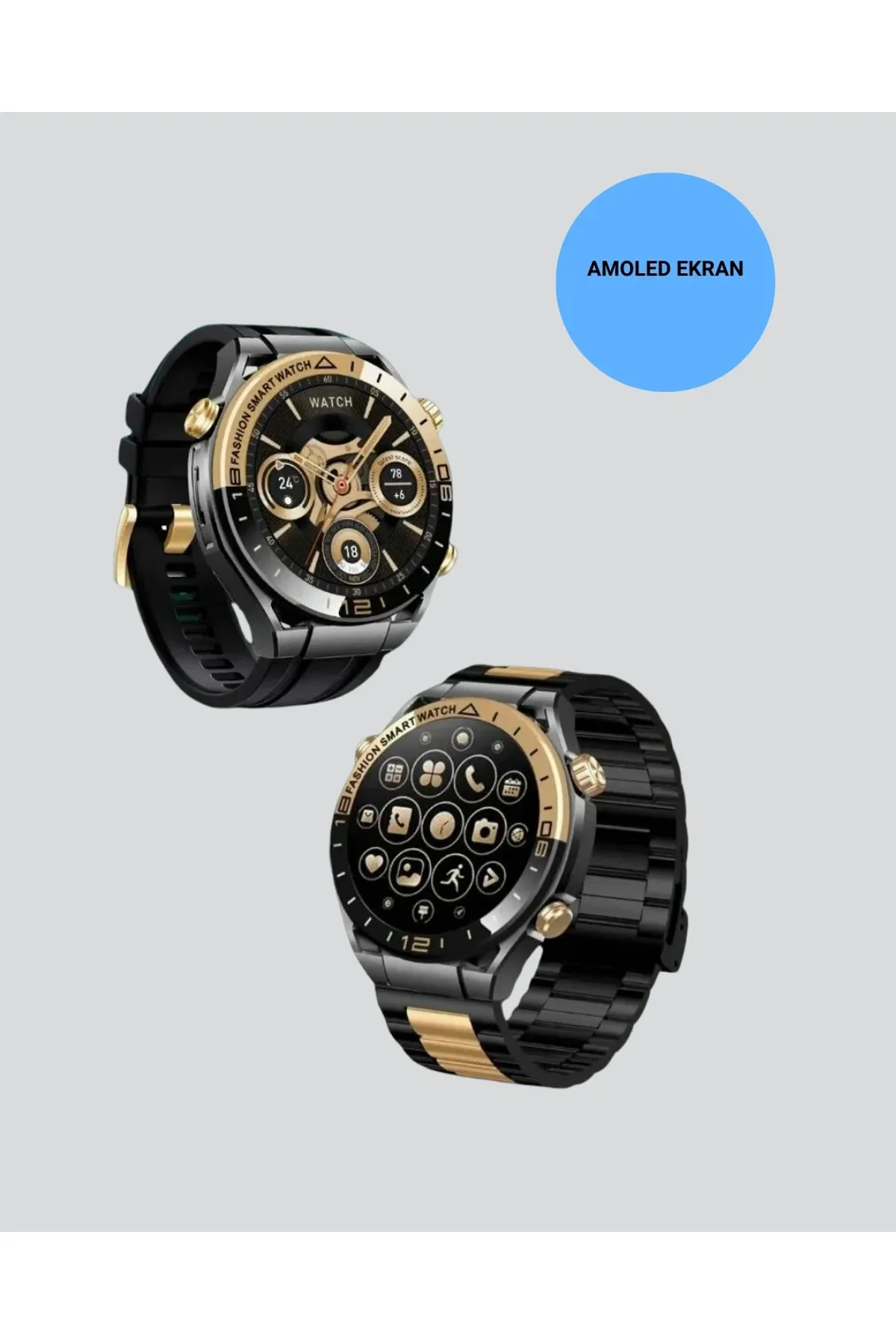 Amoled Akıllı Saat Manyetik Şarj Gps Destekli Spor Ve Günlük Kullanım - Just Cheap Store Görsel 5