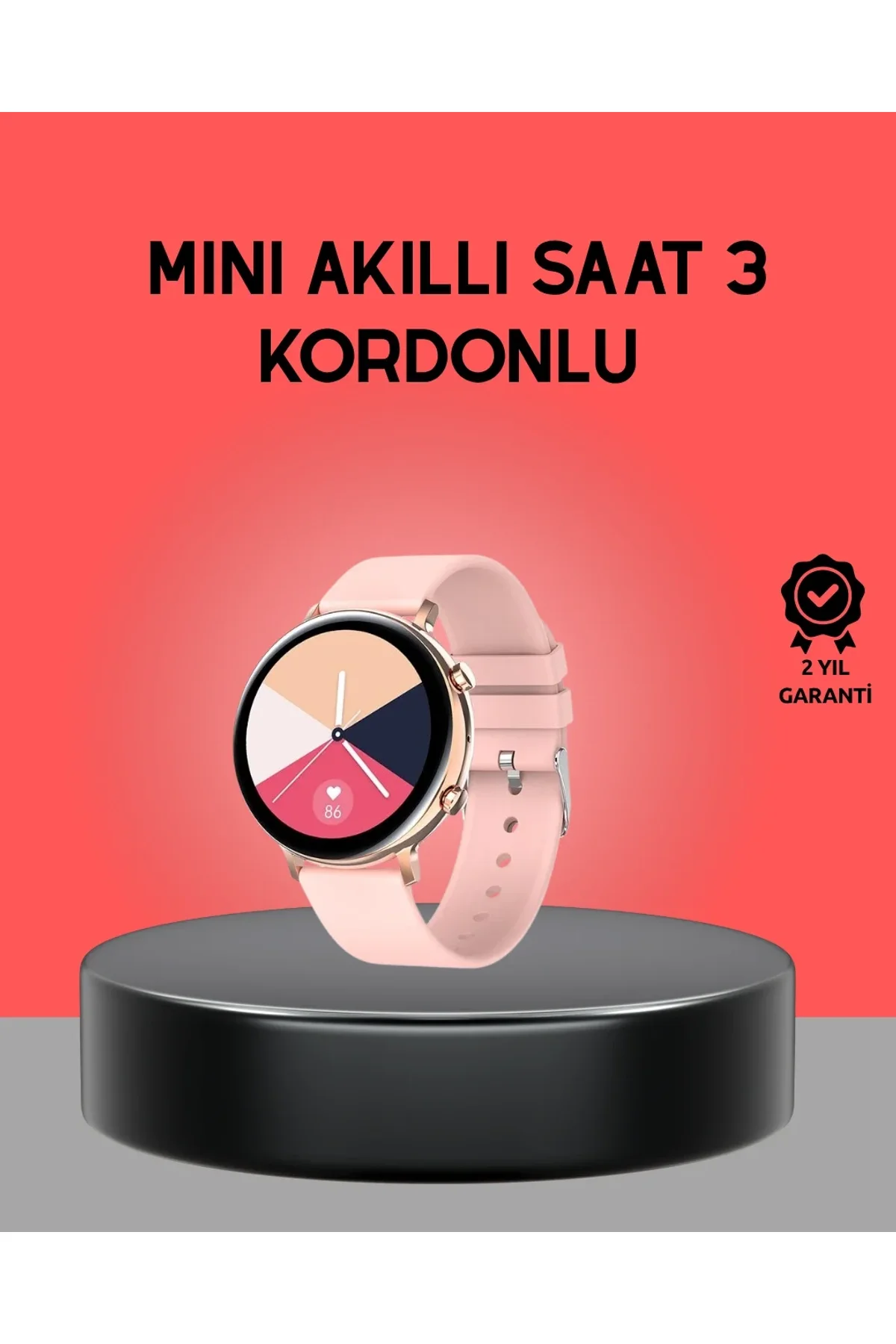 Akıllı Saat – Adım Sayar, Bildirim Görüntüleme, Suya Dayanıklı - Just Cheap Store Görsel 2