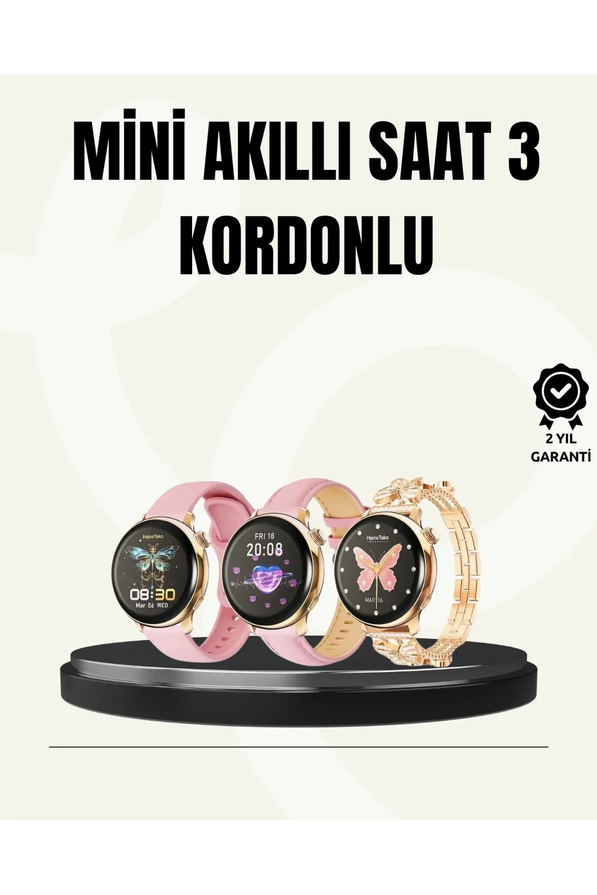 Akıllı Saat – Şık Tasarım, Uzun Pil Ömrü Ve Su Geçirmez Özellik - Just Cheap Store Görsel 2