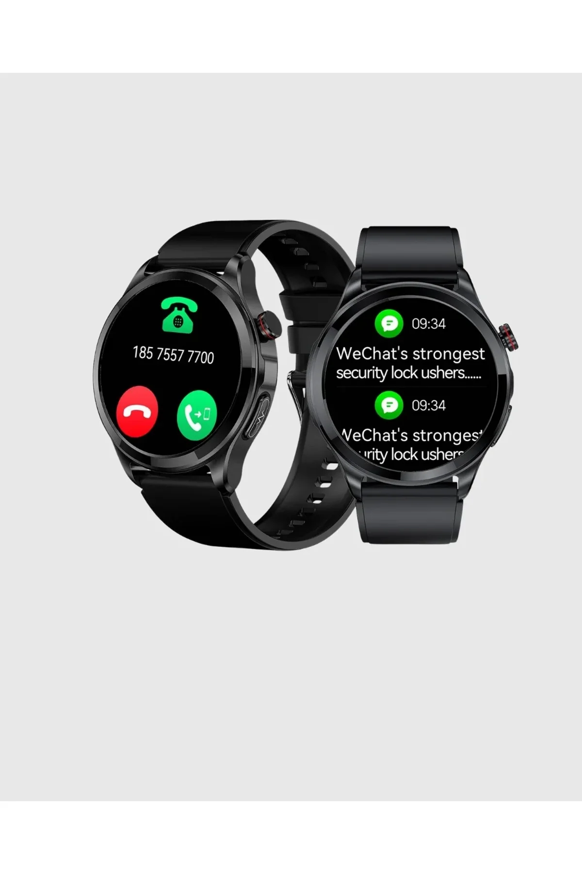 Amoled Ekranlı Smartwatch – 3 Kordonlu, Kalp Atış &amp; Uyku Takipli Akıllı Saat - Just Cheap Store Görsel 3