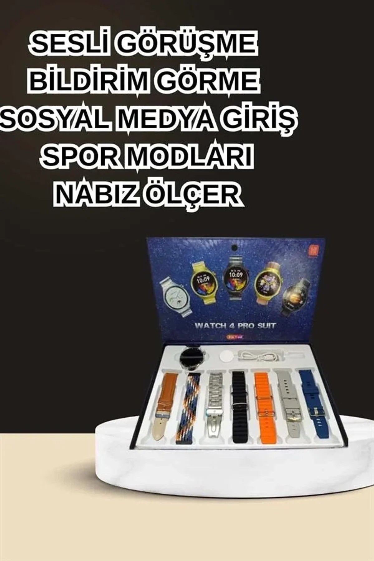 Dokunmatik Akıllı Saat Yeni Nesil Kulaklık Kampanyası Bluetooth Bağlantılı Anc Özelliği - Just Cheap Store Görsel 4