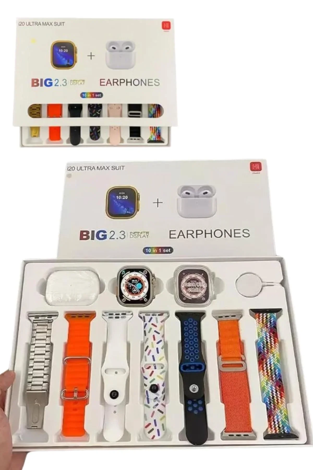 Yeni Nesil 7 Kordonlu Arama Bildirim Özellikli Kulaklık Hediyeli Akıllı Saat - Just Cheap Store Görsel 5